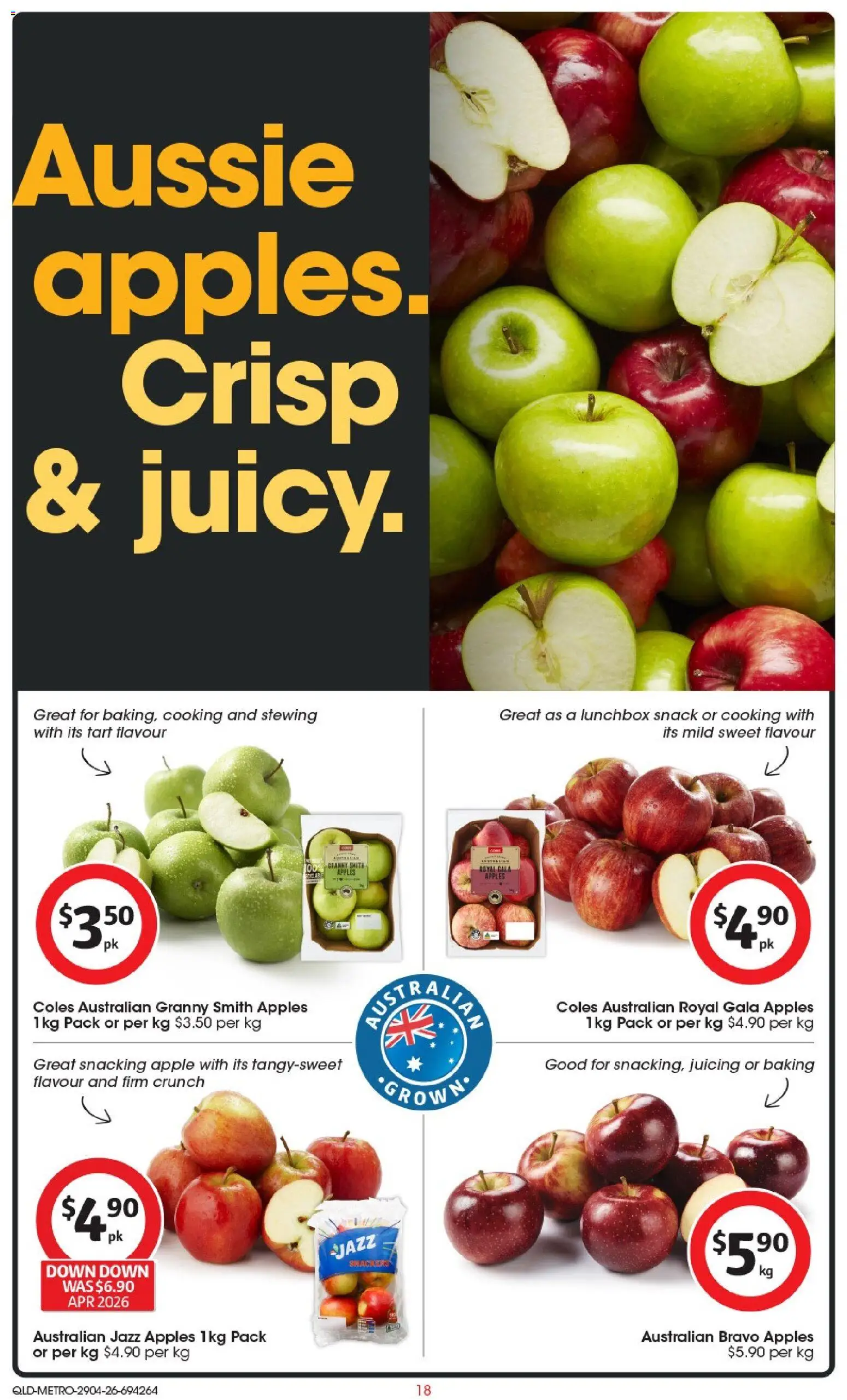 Coles catalogue - valid from 29.04.2026 | Page: 18 | Products: Apples