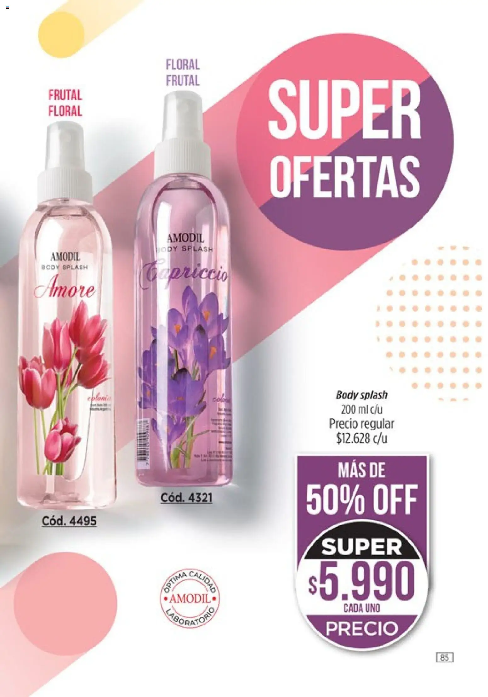 Catálogo Amodil Campaña 1/2026 │ válido desde el 01.01.2026 | Página: 85 | Productos: Body