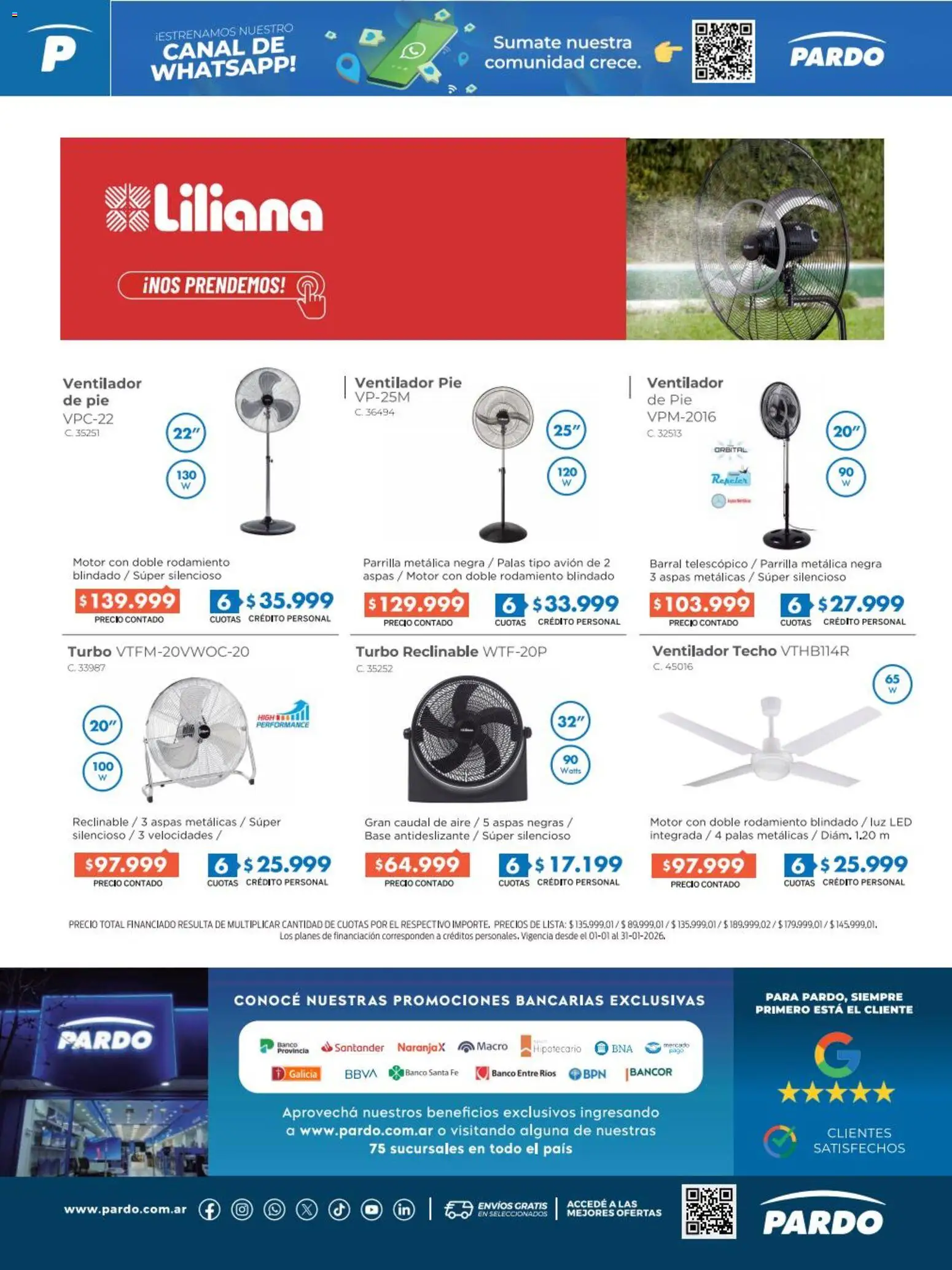 Pardo catálogo │ válido desde el 06.01.2026 | Página: 8 | Productos: Banco, Parrilla, Ventilador