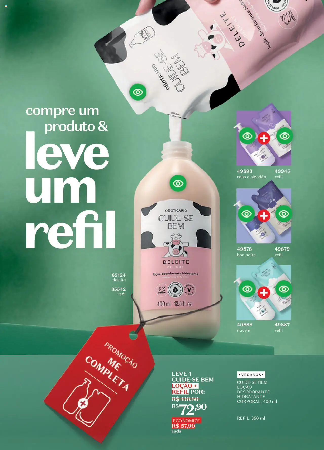 O Boticário Folheto - válido de 11.08.2025 | Página: 10 | Produtos: Desodorante, Algodão, Body