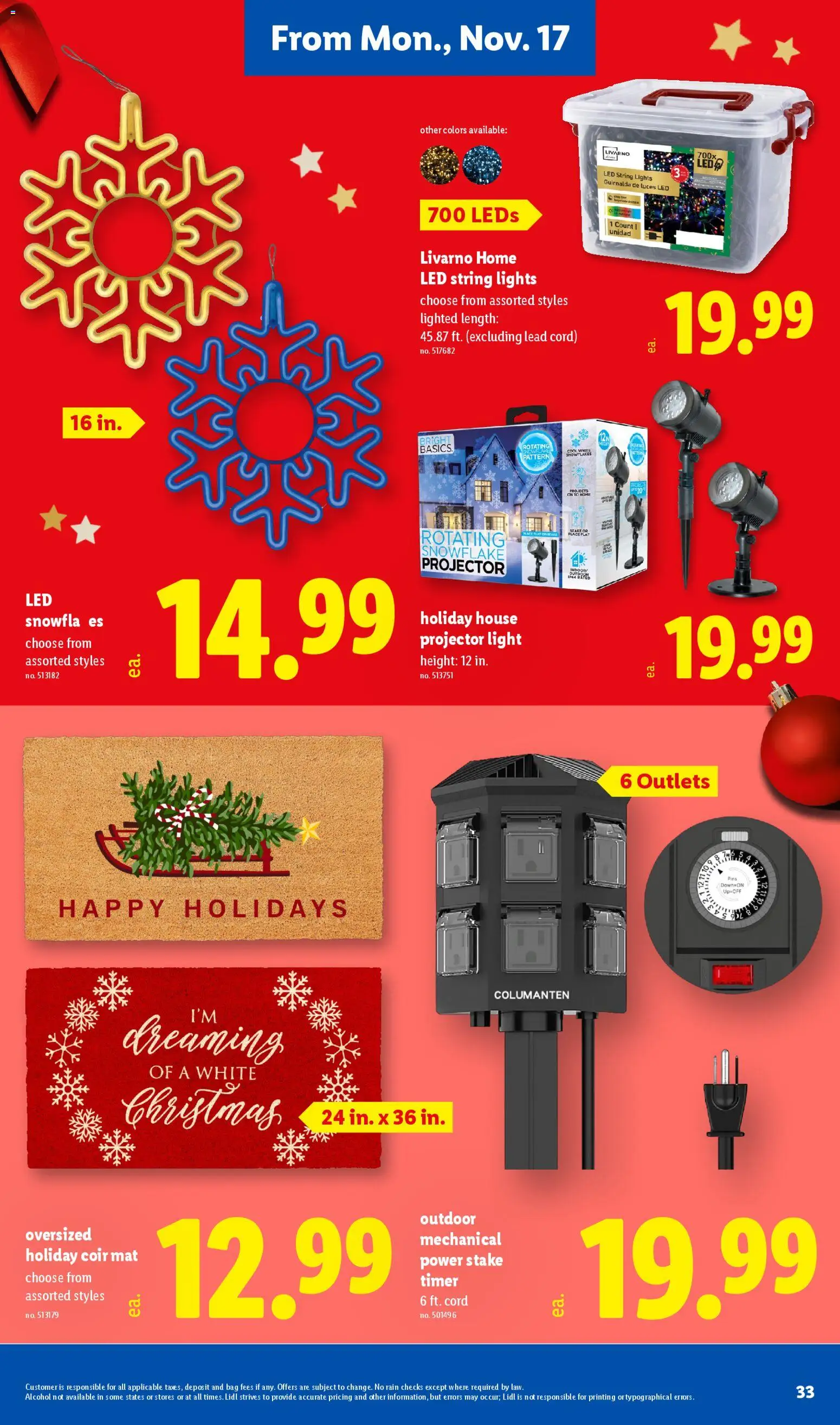 Lidl Early Black Friday - valid from 12.11.2025 | Page: 33 | Products: Projector, Bag
