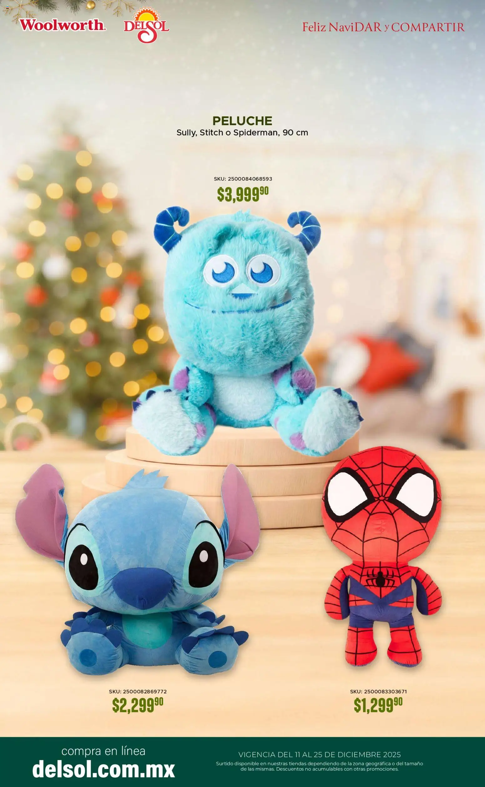 Nuevas ofertas de Del Sol y Woolworth válidas en toda la República Mexicana desde el 11.12.2025. ¡Encuentra las mejores ofertas en Del Sol y Woolworth catálogo! | Página: 7