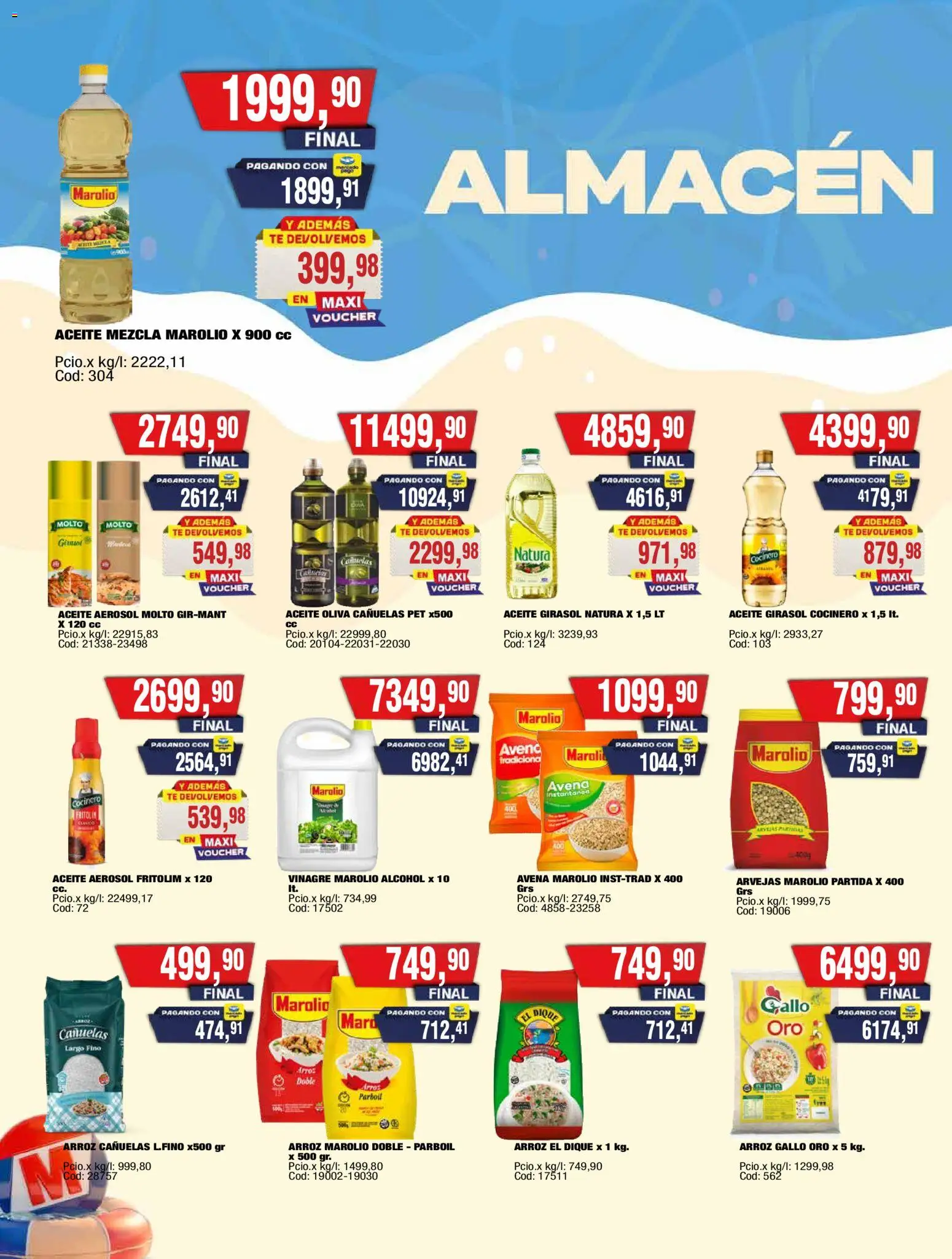 Maxiconsumo ofertas │ válido desde el 05.01.2026 | Página: 3 | Productos: Vinagre, Arvejas, Oliva, Té