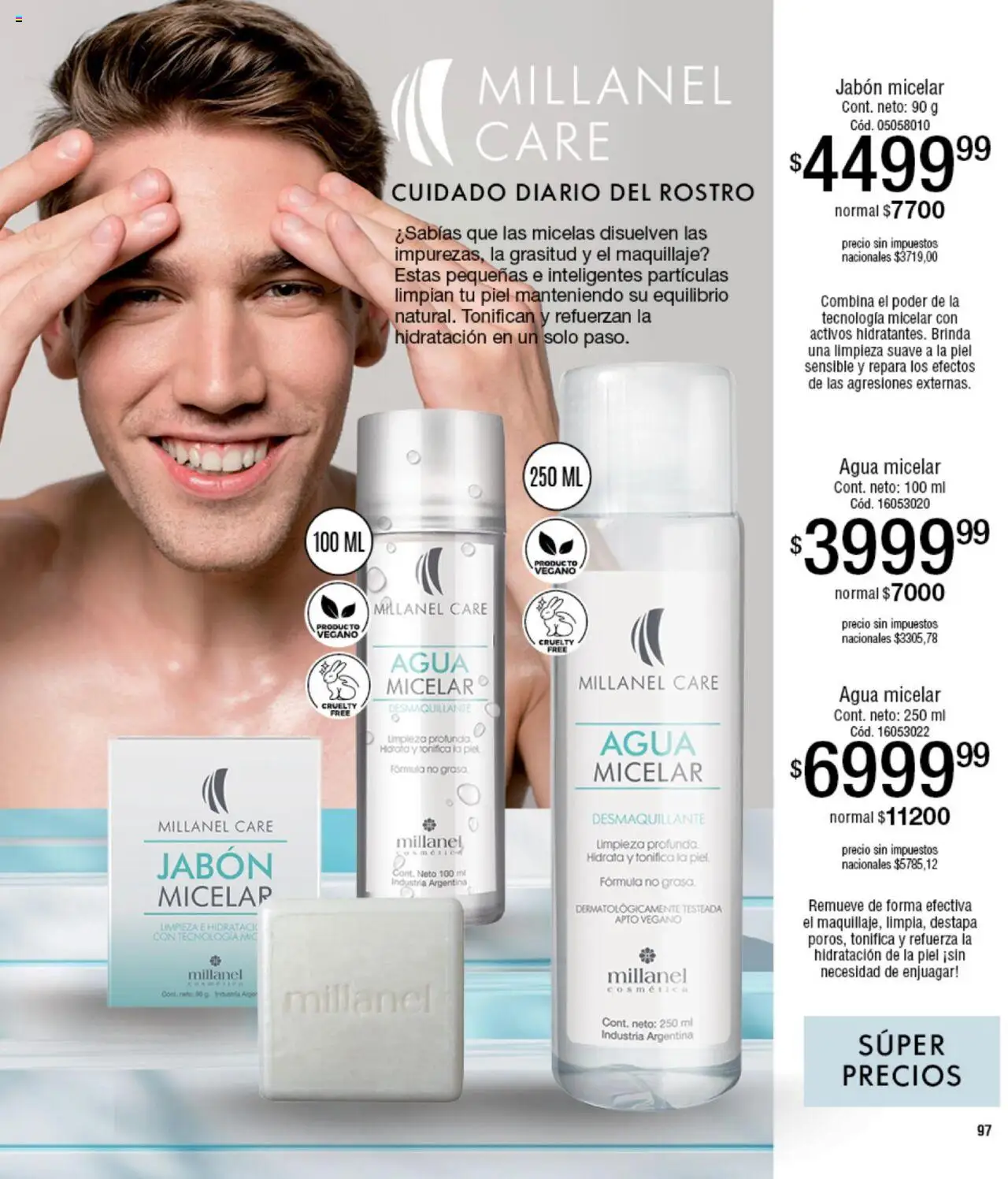 Millanel - Catálogo │ válido desde el 20.10.2025 | Página: 97 | Productos: Maquillaje, Desmaquillante, Jabón, Agua