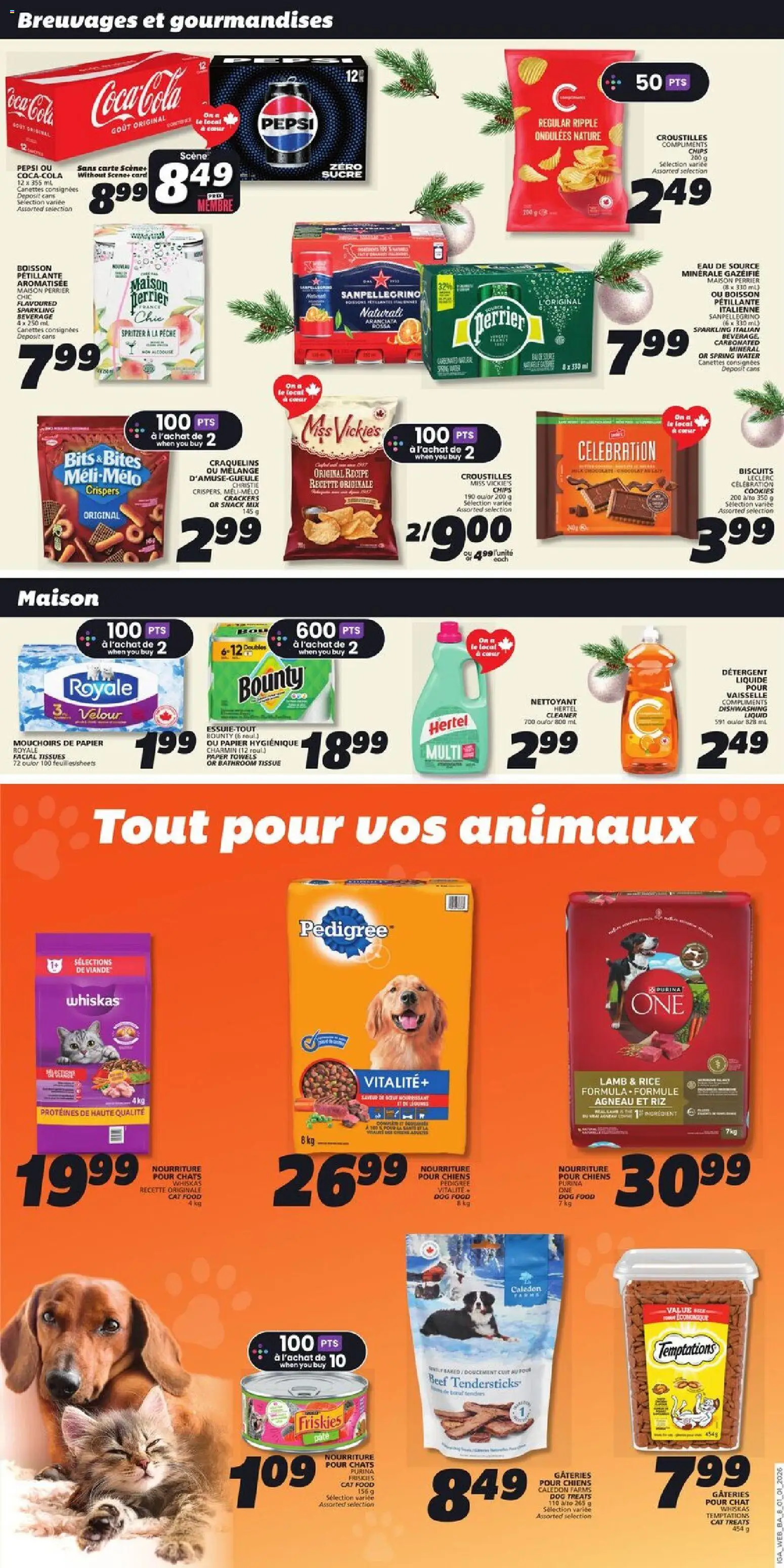 IGA flyer valid from 01.01.2026 | Page: 10 | Products: Rice, Cookies, Detergent, Chocolate