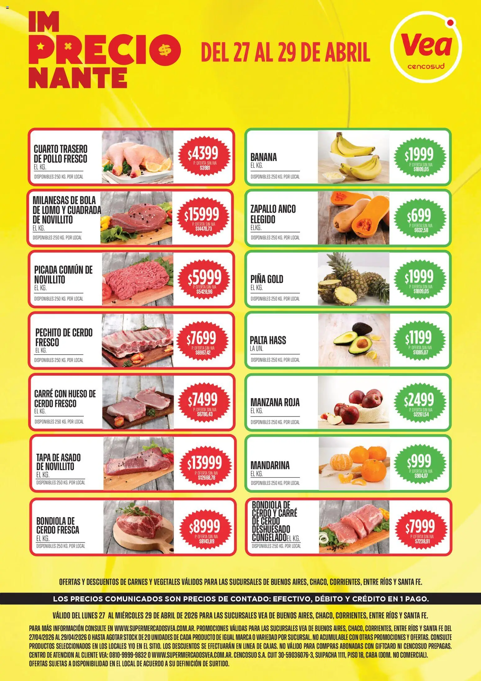 Vea - Oferta semanal  │ válido desde el 27.04.2026 | Página: 1