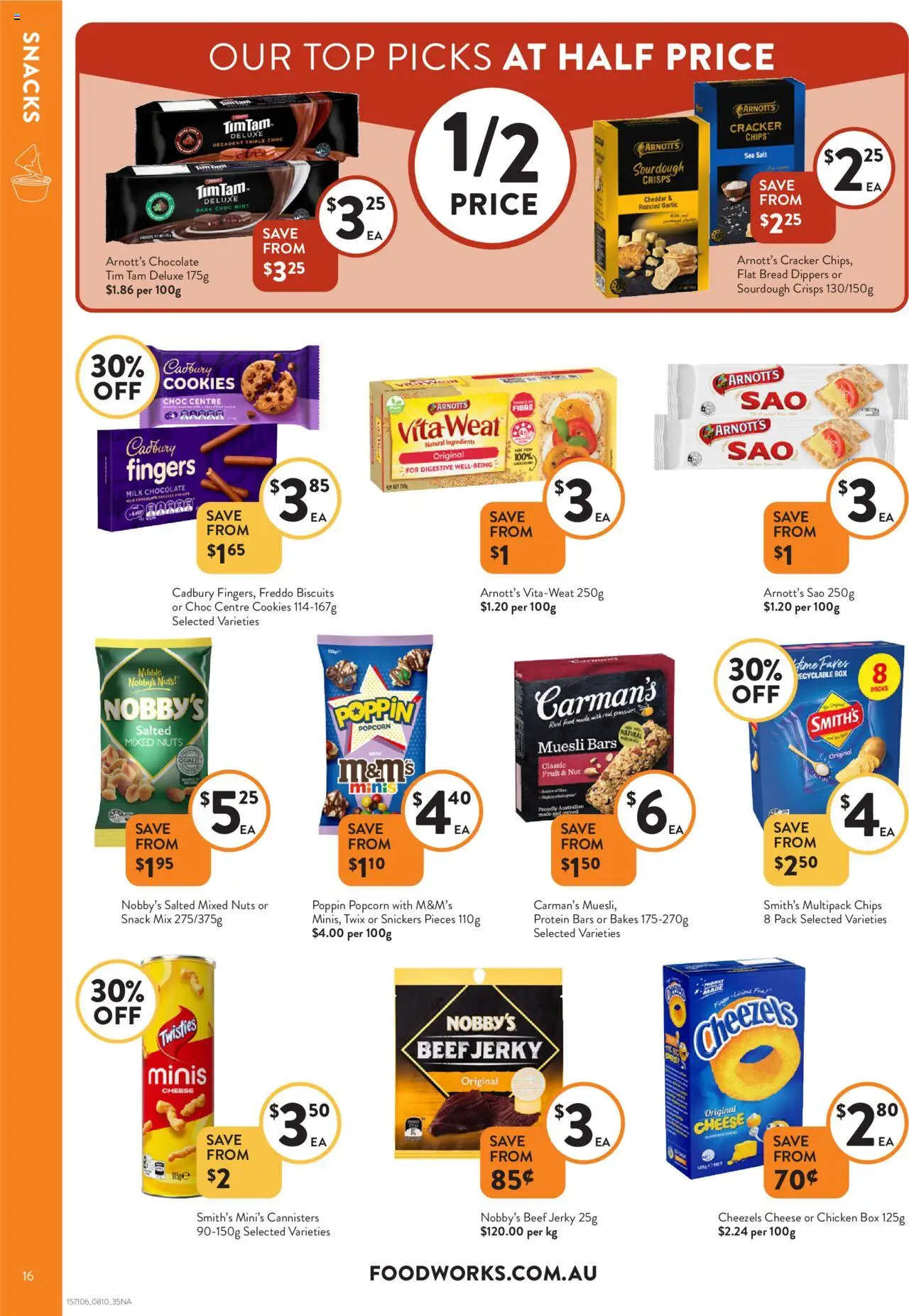 Foodworks catalogue - valid from 08.10.2025 | Page: 16 | Products: Box, Milk, Cheese, Chocolate