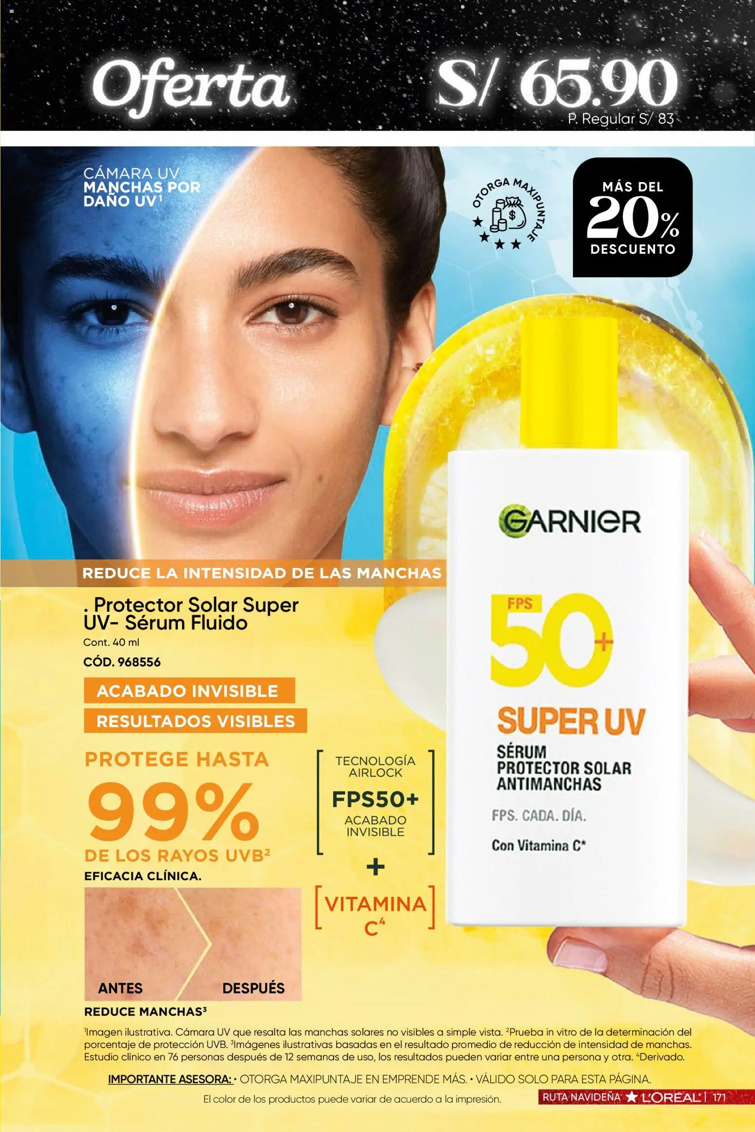 Catálogo Azzorti válido desde 03.11.2025 | Página: 173 | Productos: Protector solar, Cámara