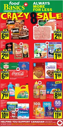 Preview of Food Basics weekly flyer / circulaire from shop Food Basics valid from 16.10.2025