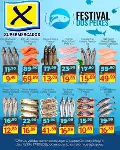 X Supermercados - Ofertas Festival dos Peixes - Pré-Visualização do folheto da loja X Supermercados, válido de 16.10.2025
