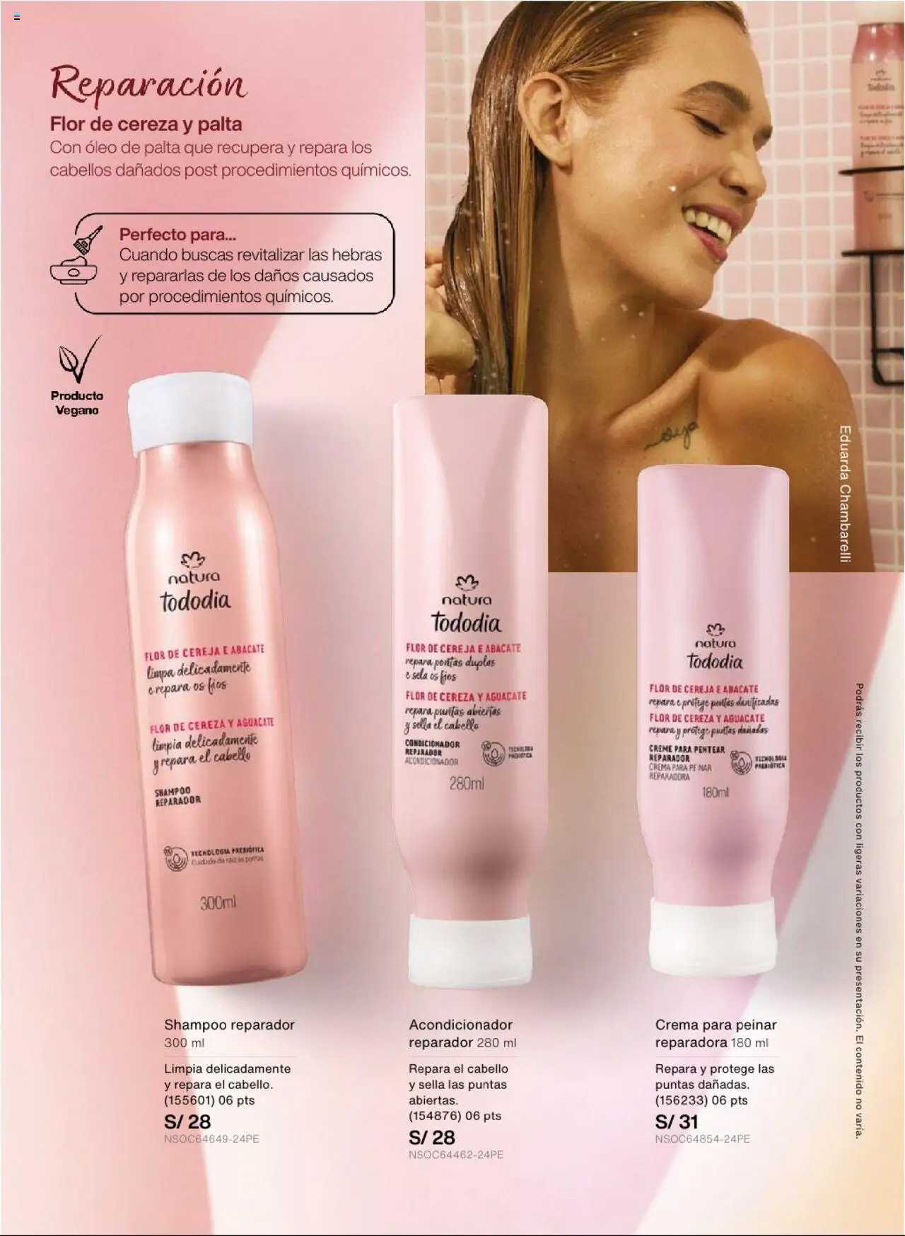 Catálogo Natura válido desde 03.09.2025 | Página: 119 | Productos: Shampoo, Acondicionador, Crema