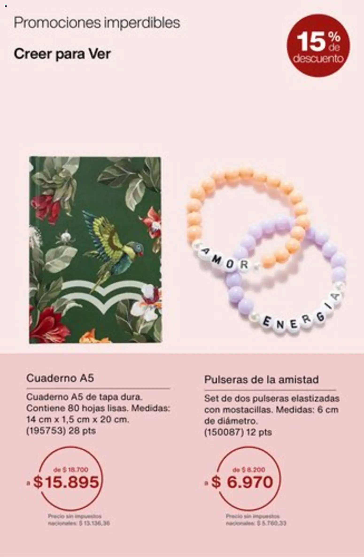 Catálogo Natura Ciclo 1/2026 │ válido desde el 04.12.2025 | Página: 58 | Productos: Cuaderno