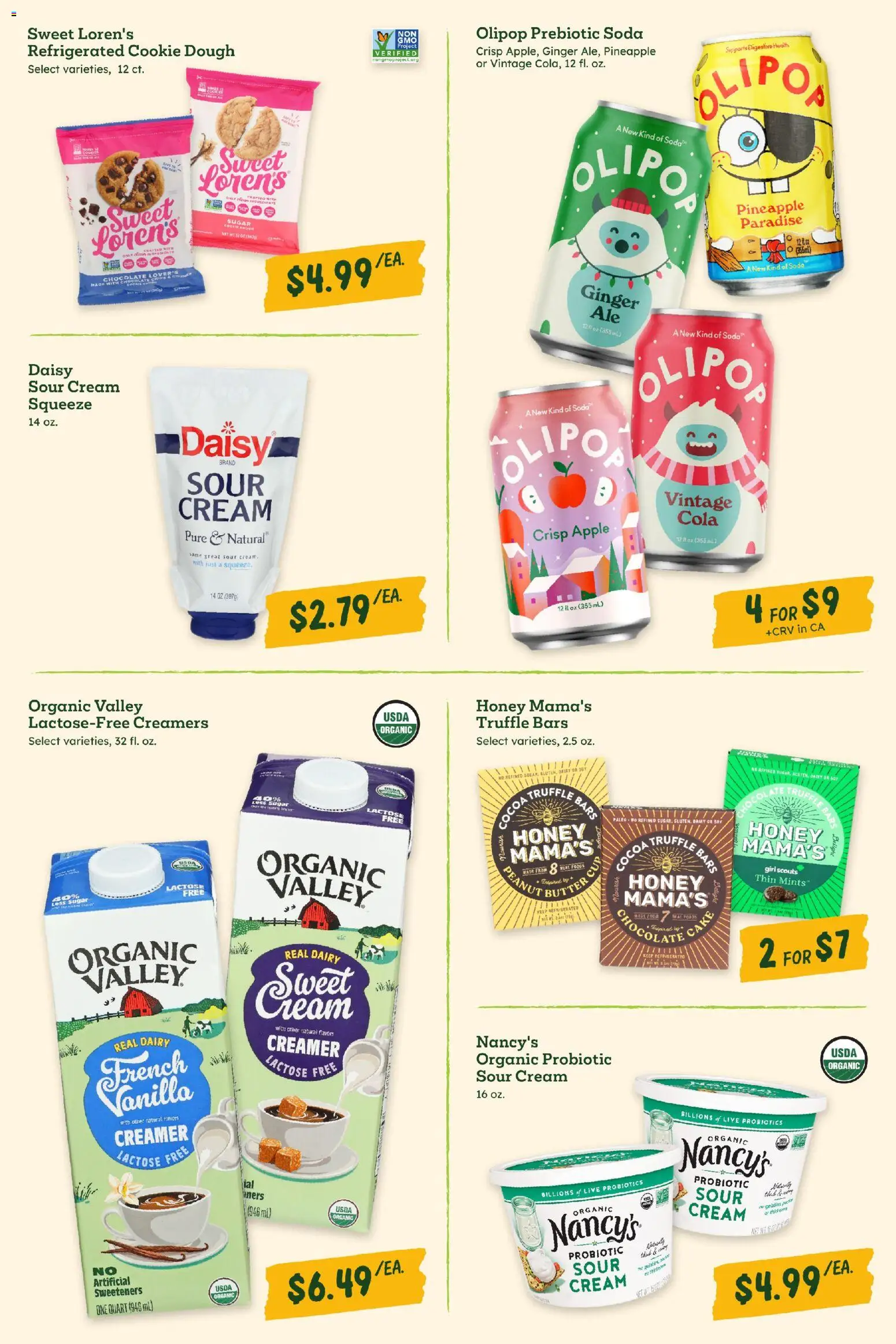 Sprouts Monthly Ad - valid from 03.12.2025 | Page: 24 | Products: Probiotics, Ginger, Cream, Sugar
