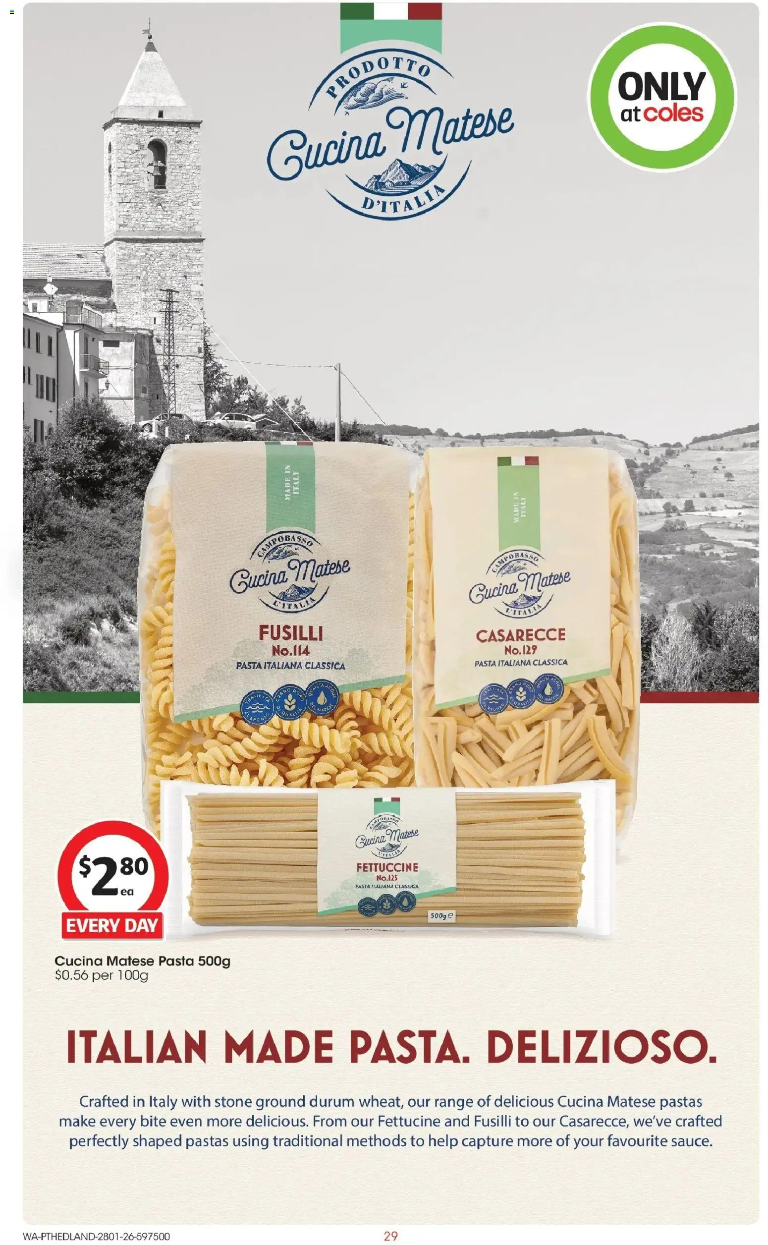 Coles catalogue - valid from 28.01.2026 | Page: 29 | Products: Pasta