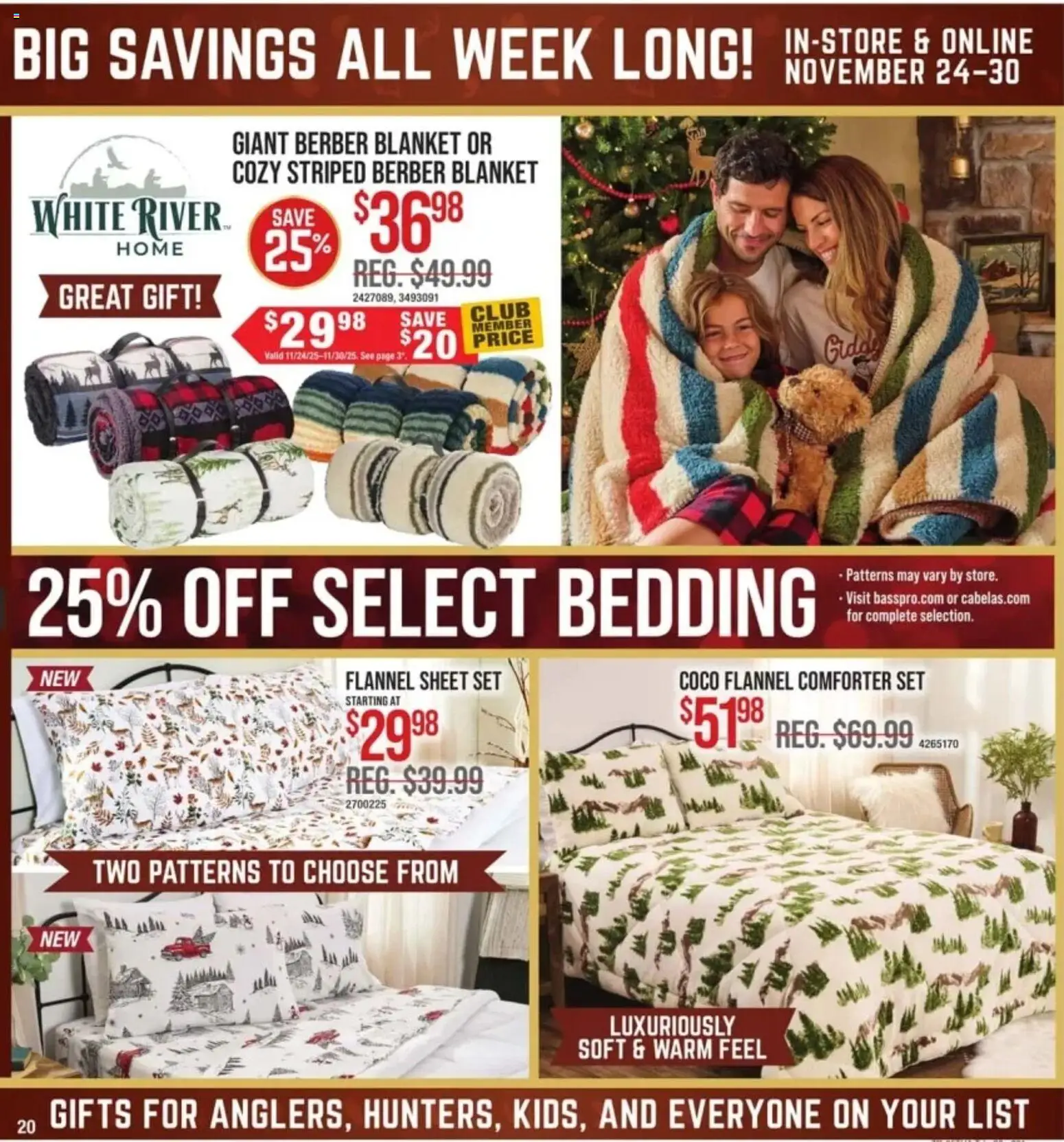 Cabela's Black Friday - valid from 24.11.2025 | Page: 20 | Products: Blanket, Comforter, Sheet