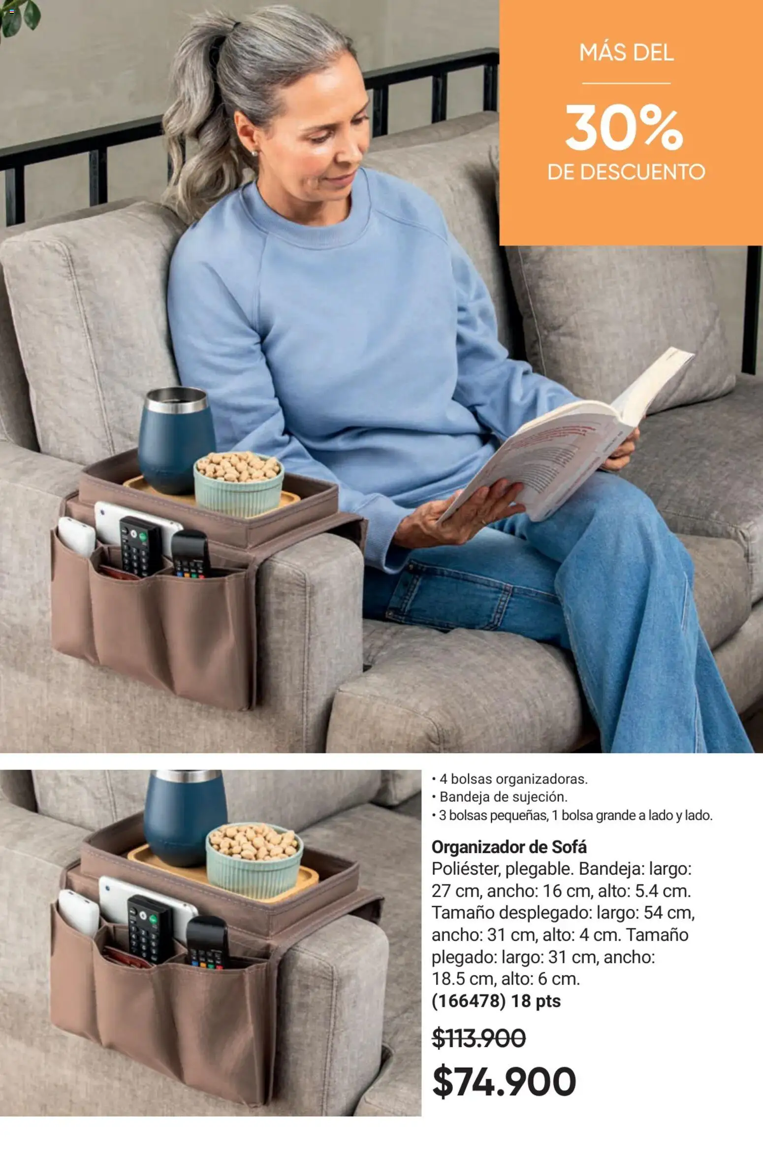 Avon revista - valida desde el 02.01.2026 | Página: 37 | Productos: Bandeja, Bolsa, Sofá, Organizador