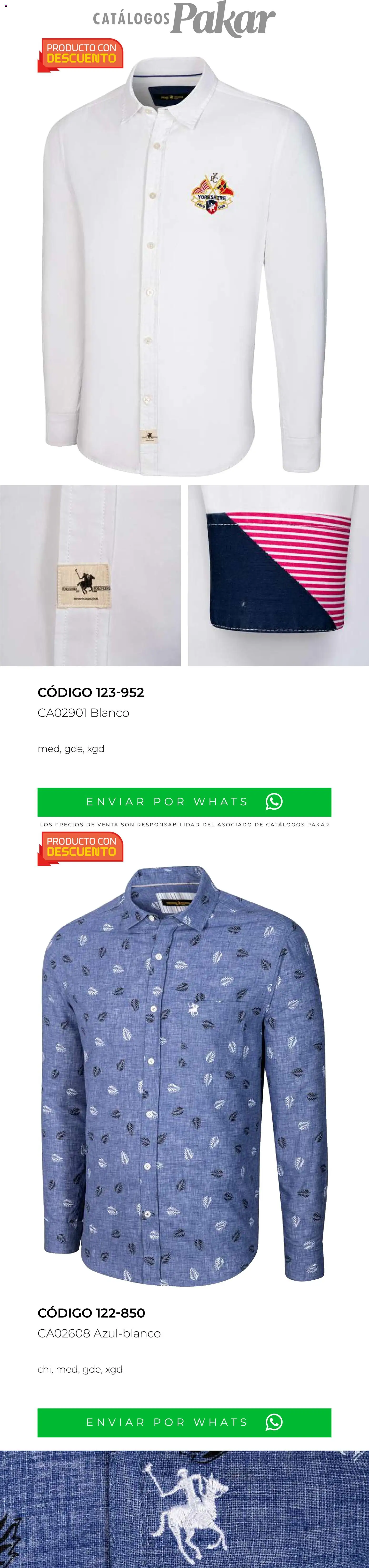 Nuevas ofertas de SC Pakar válidas en toda la República Mexicana desde el 28.11.2025. ¡Encuentra las mejores ofertas en SC Pakar catálogo Premium Invierno ! | Página: 185