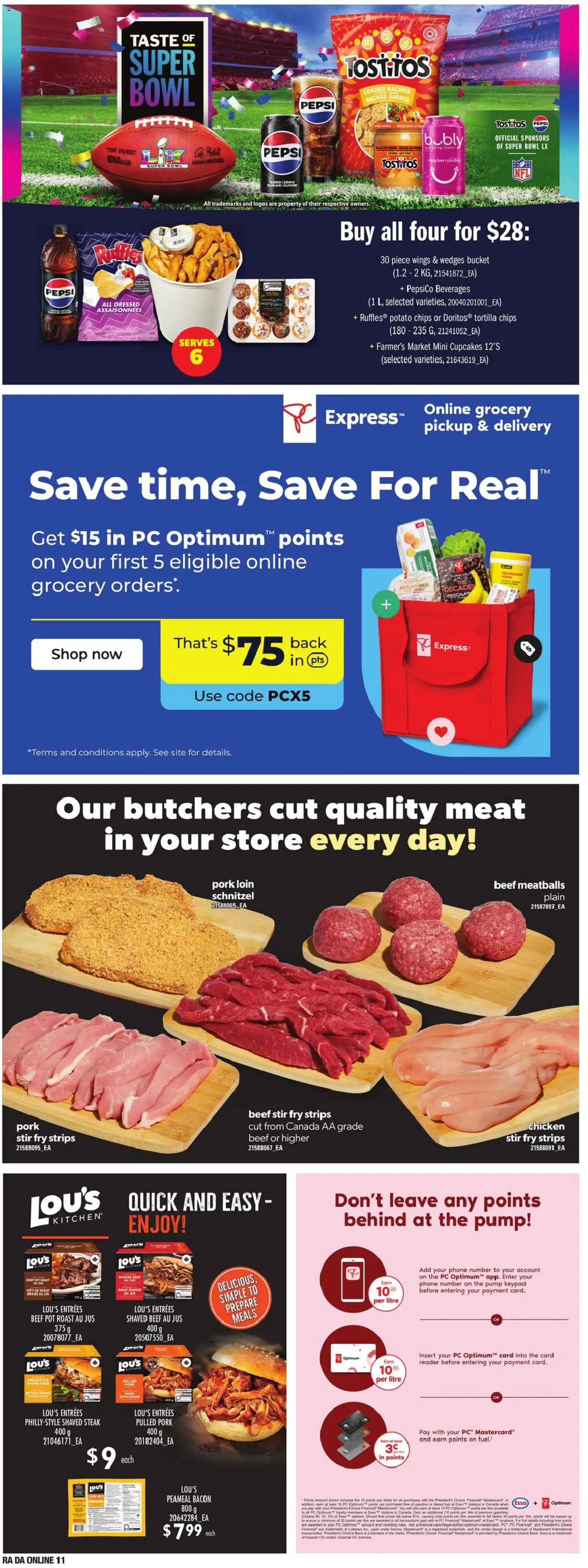 Atlantic Superstore flyer valid from 08.01.2026 | Page: 27 | Products: PC, Butter, Chicken, Pork