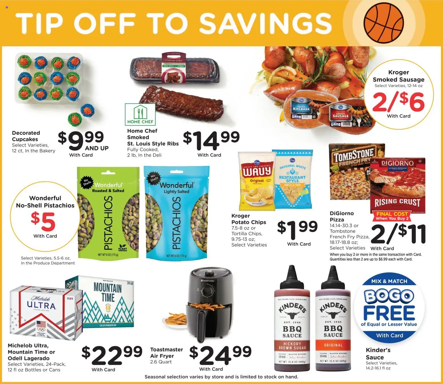 King Soopers Weekly Ad - valid from 18.03.2026 | Page: 9 | Products: Bakery, Fryer, Chips, Sauce