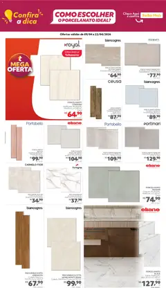 Telhanorte - Ofertas atuais - Pré-Visualização do folheto da loja Telhanorte, válido de 09.04.2026 | Página: 2 | Produtos: Piso, Porcelanato