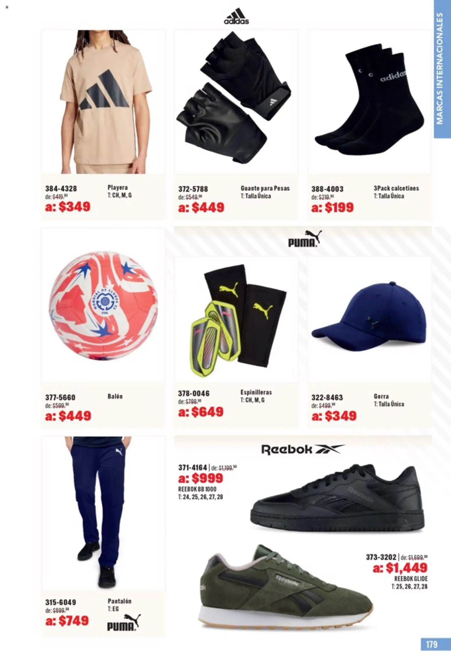 Nuevas ofertas de Andrea válidas en toda la República Mexicana desde el 05.04.2026. ¡Encuentra las mejores ofertas en Andrea catálogo Outlet! | Página: 179 | Productos: Pesas, Playera, Guante