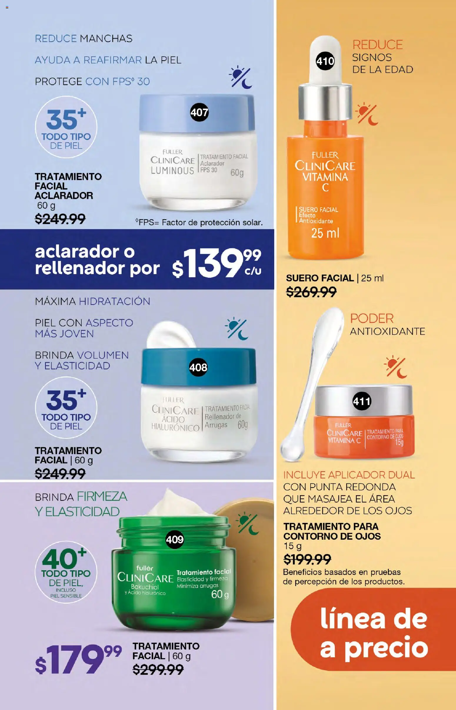 Nuevas ofertas de Fuller válidas en toda la República Mexicana desde el 21.01.2026. ¡Encuentra las mejores ofertas en Fuller campaña 21 2026! | Página: 144 | Productos: Contorno de ojos, Contorno