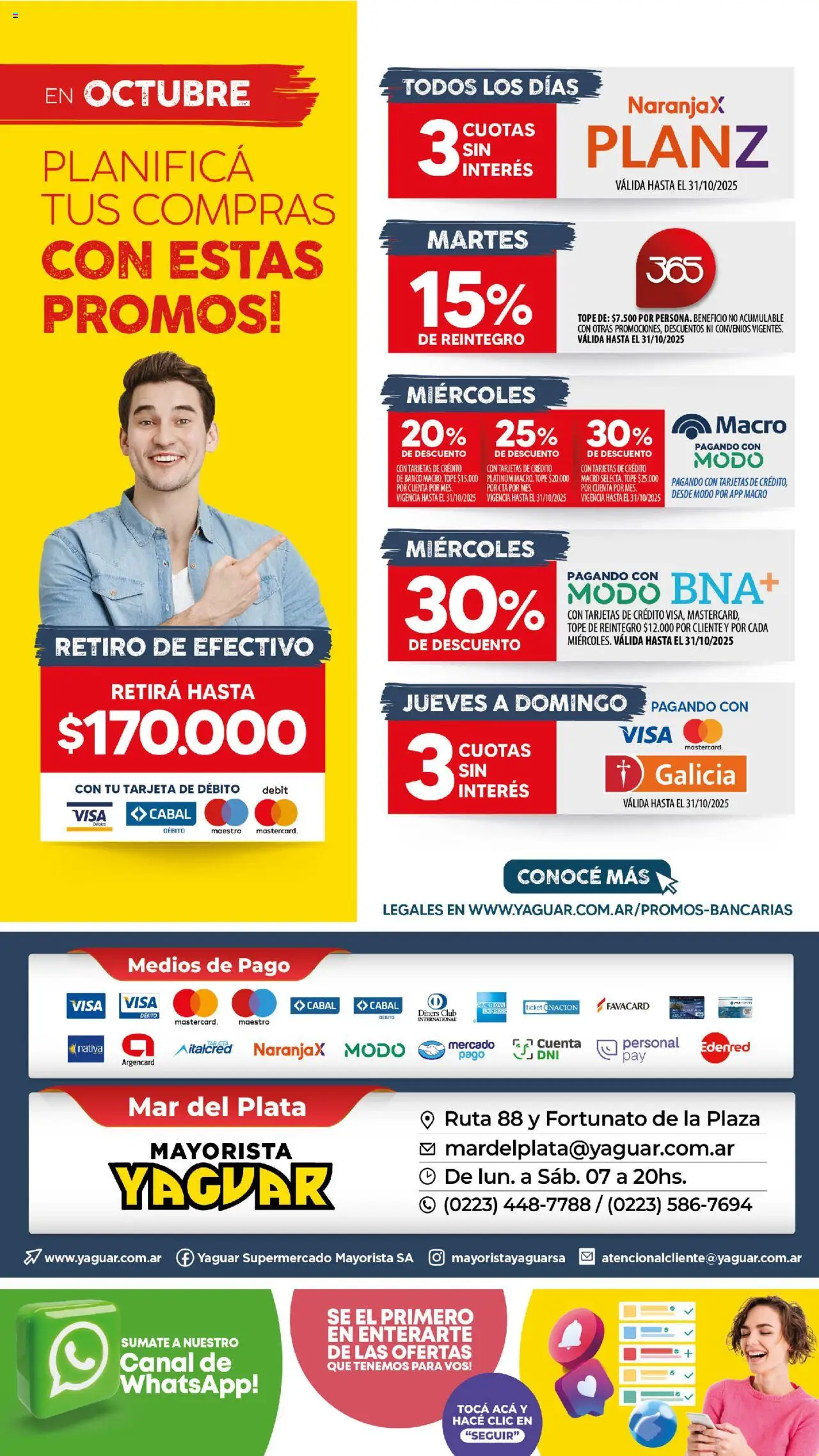 Yaguar - Mar del Plata │ válido desde el 20.10.2025 | Página: 30 | Productos: Banco