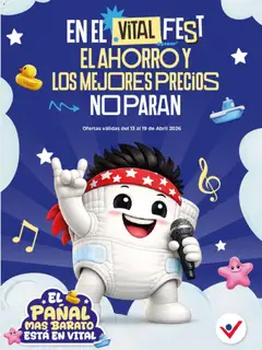 Vista previa Vital - Especial de pañales válido desde el 13.04.2026