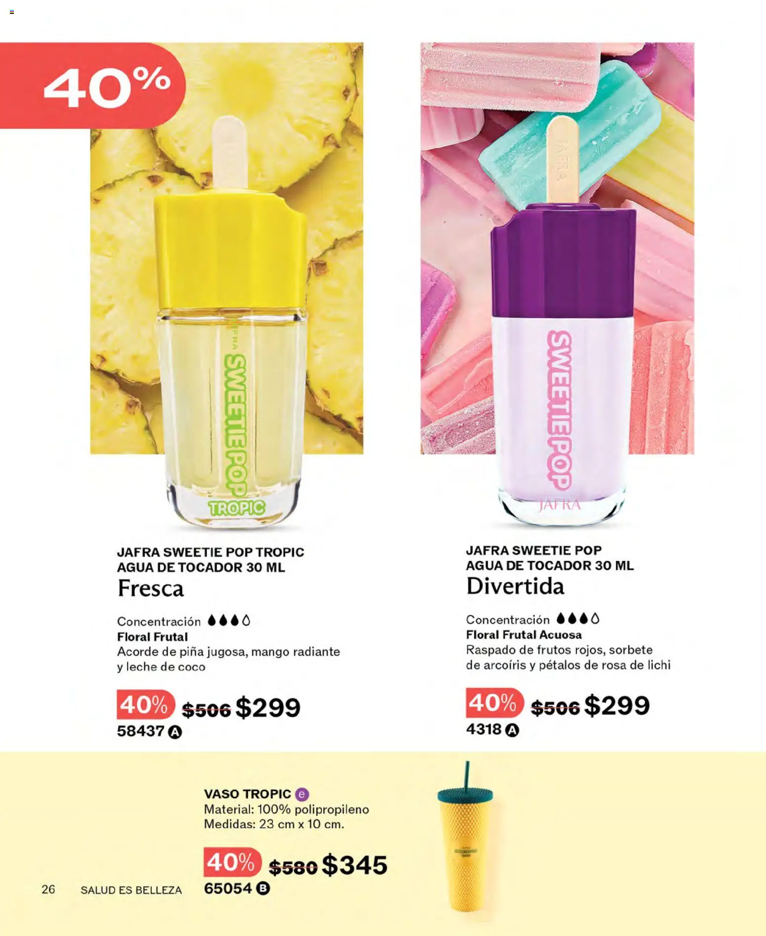 Nuevas ofertas de JAFRA válidas en toda la República Mexicana desde el 01.11.2025. ¡Encuentra las mejores ofertas en JAFRA catálogo! | Página: 26 | Productos: Agua, Mango, Piña, Radiante