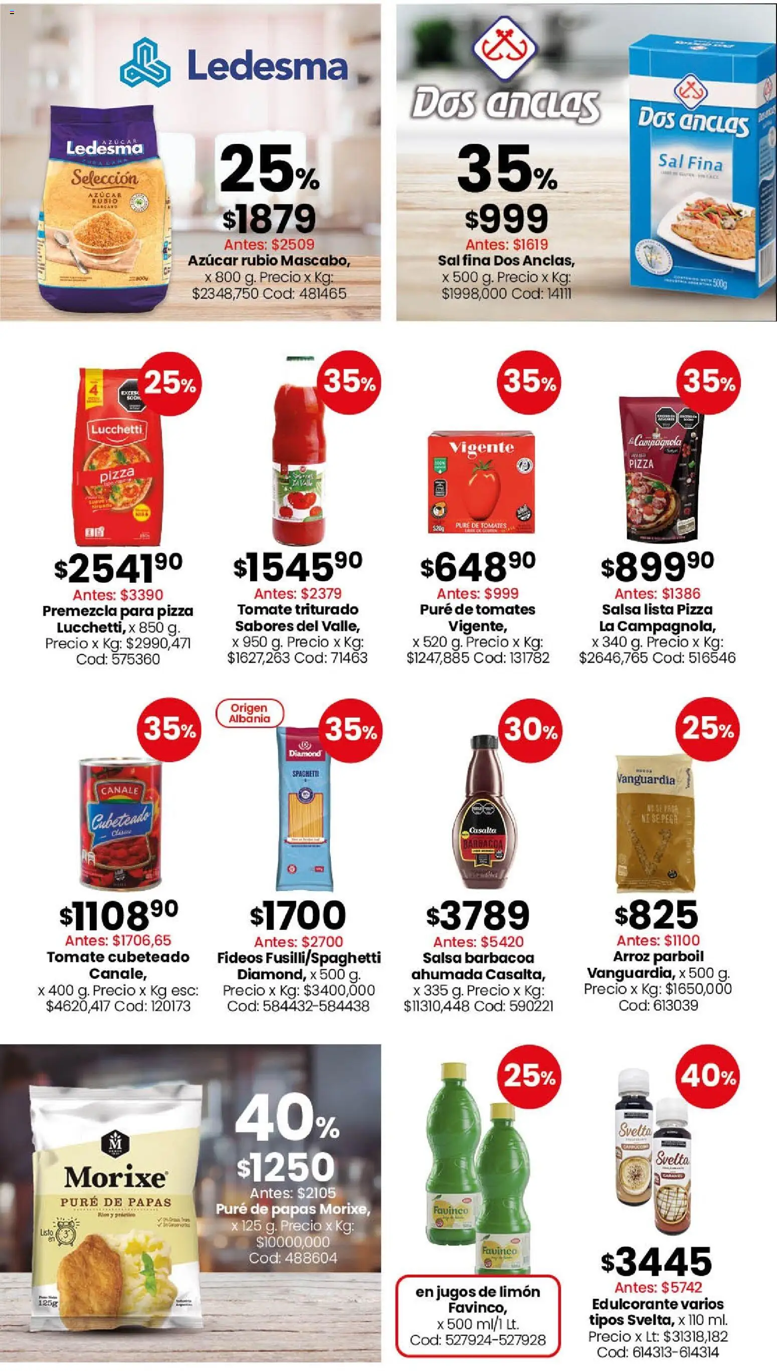 Coto - Ofertas Semanales │ válido desde el 13.04.2026 | Página: 5 | Productos: Azucar, Limón, Pizza, Arroz