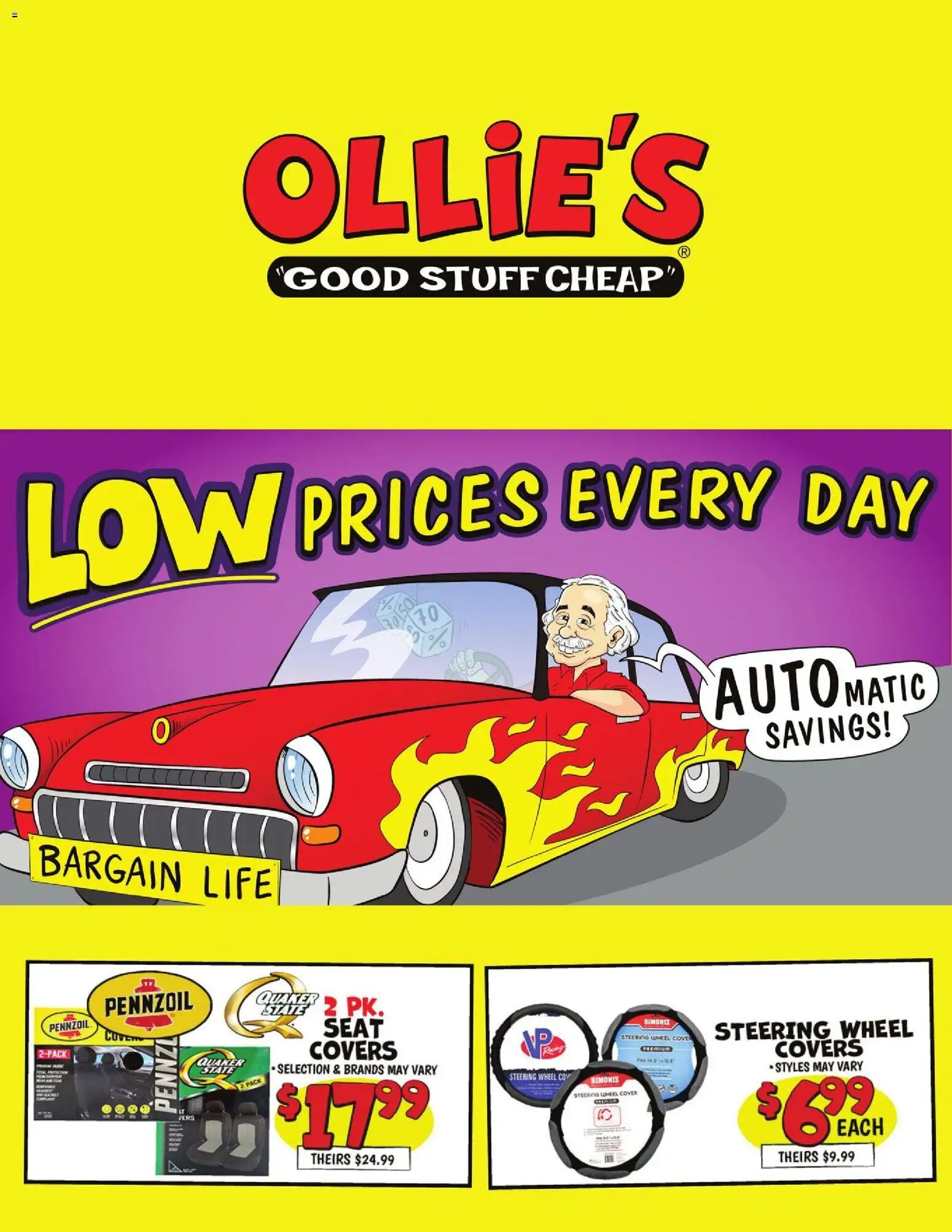 Ollie's Ad 2 - valid from 21.03.2026 | Page: 1 | Products: Steering