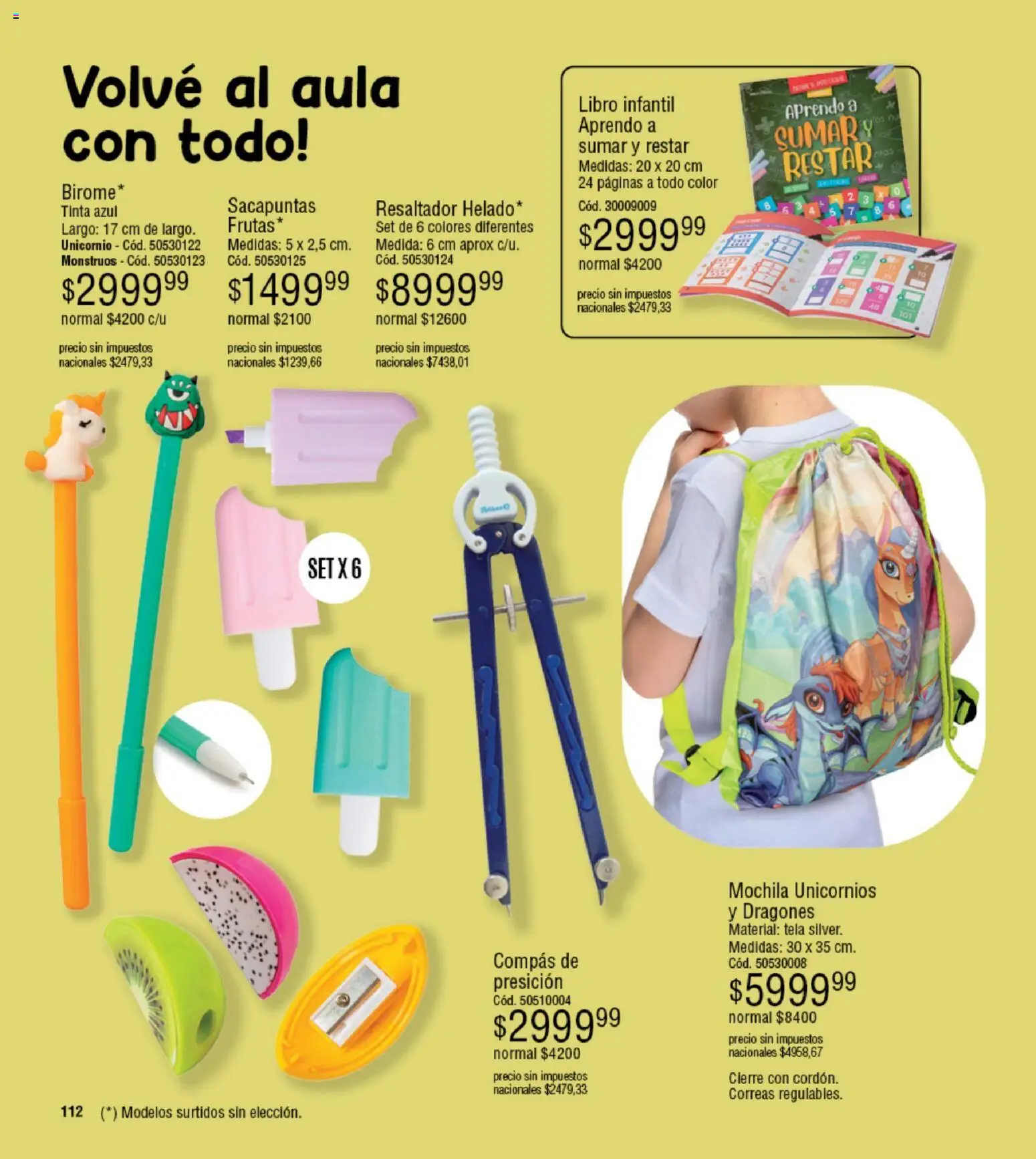 Millanel - Catálogo │ válido desde el 02.02.2026 | Página: 136 | Productos: Sacapuntas, Mochila