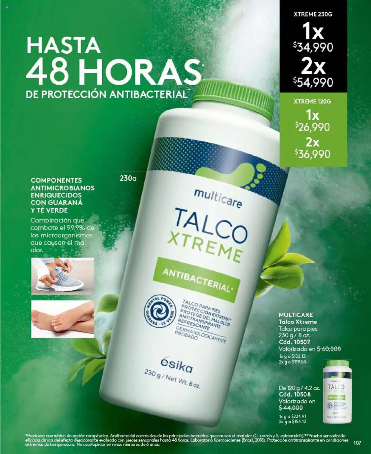 Ésika revista - valida desde el 24.09.2025 | Página: 107 | Productos: Té, Combinación, Desodorante, Antitranspirante