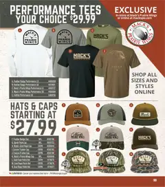 Preview of Cabela's weekly ads valid from 01.10.2025 | Page: 99 | Products: Hat, Cap