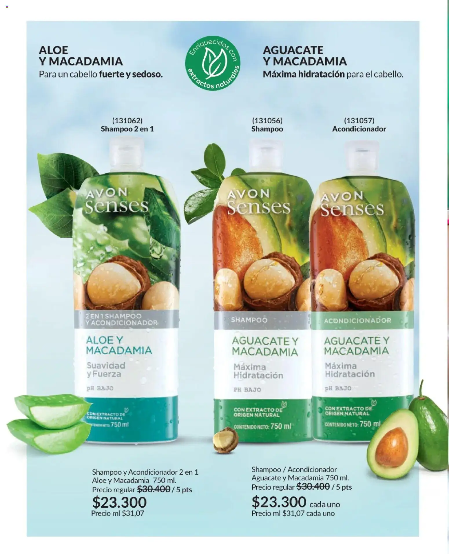 Avon revista - valida desde el 01.12.2025 | Página: 163 | Productos: Aguacate, Shampoo, Acondicionador