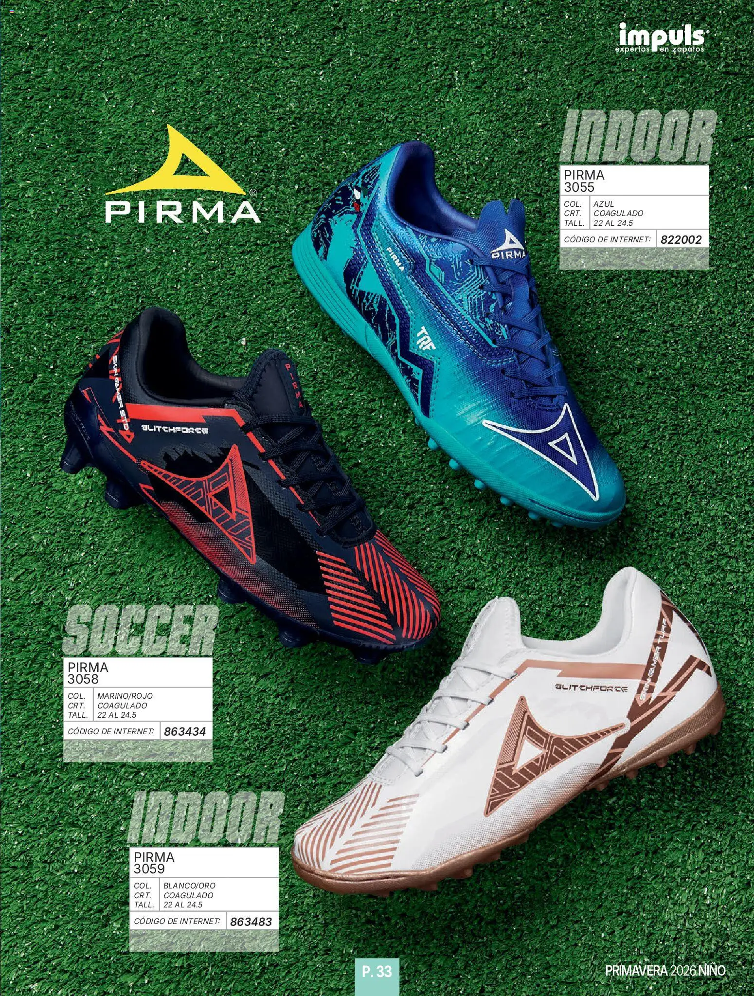 Nuevas ofertas de Impuls válidas en toda la República Mexicana desde el 01.01.2026. ¡Encuentra las mejores ofertas en Impuls catálogo Niño! | Página: 35 | Productos: Zapatos