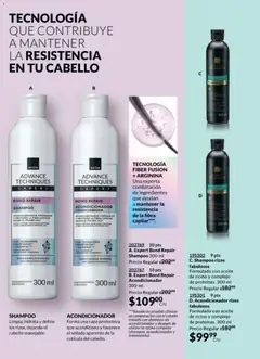 Vista previa de Expert Bond Repair Shampoo 300 ml, Shampoo for damaged hair that helps to restore, strengthen and protect the hair fiber from the first use., nuevo folleto de la tienda, válido en México a partir del 13.03.2026 | Página: 191 | Productos: Aceite, Acondicionador