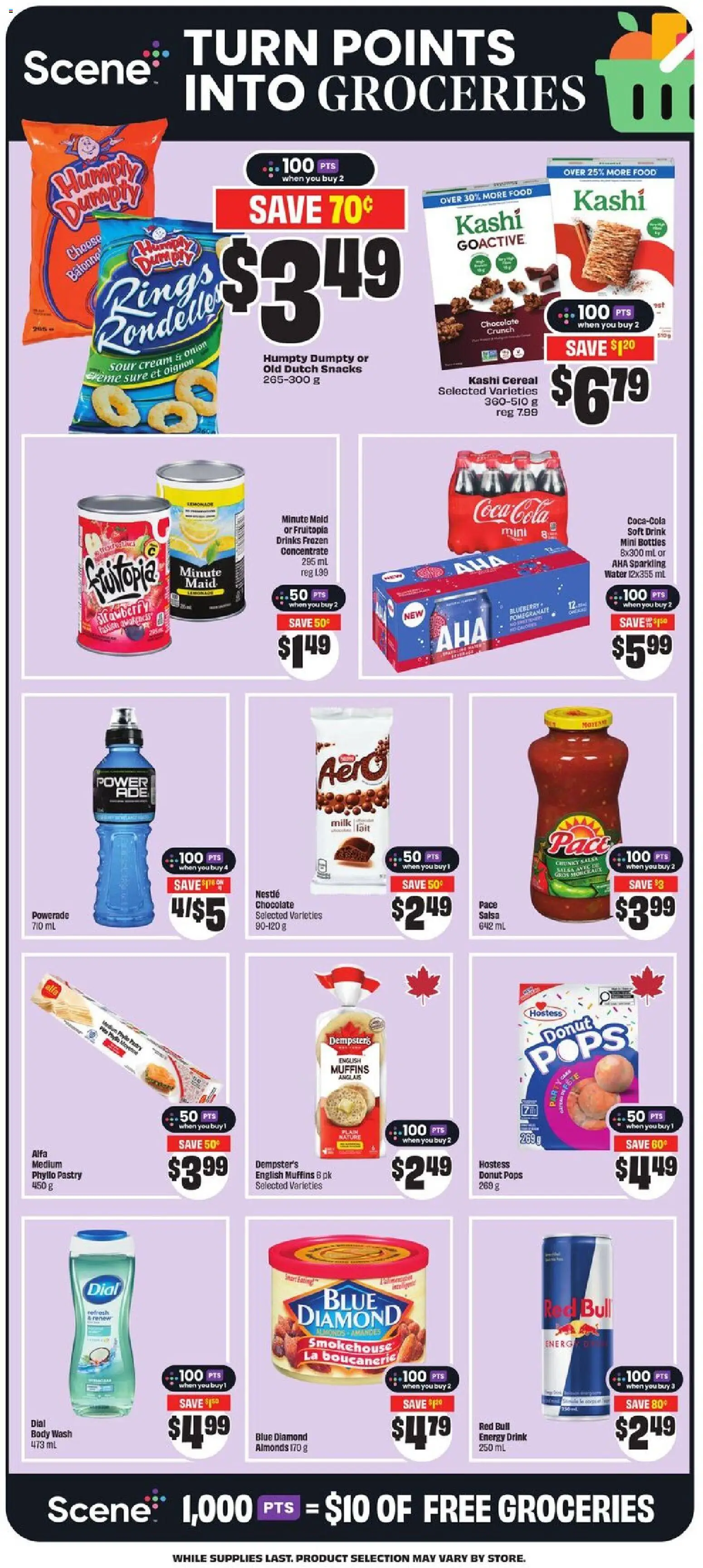 FreshCo flyer valid from 20.11.2025 | Page: 11 | Products: Sour cream, Cream, Body wash, Milk