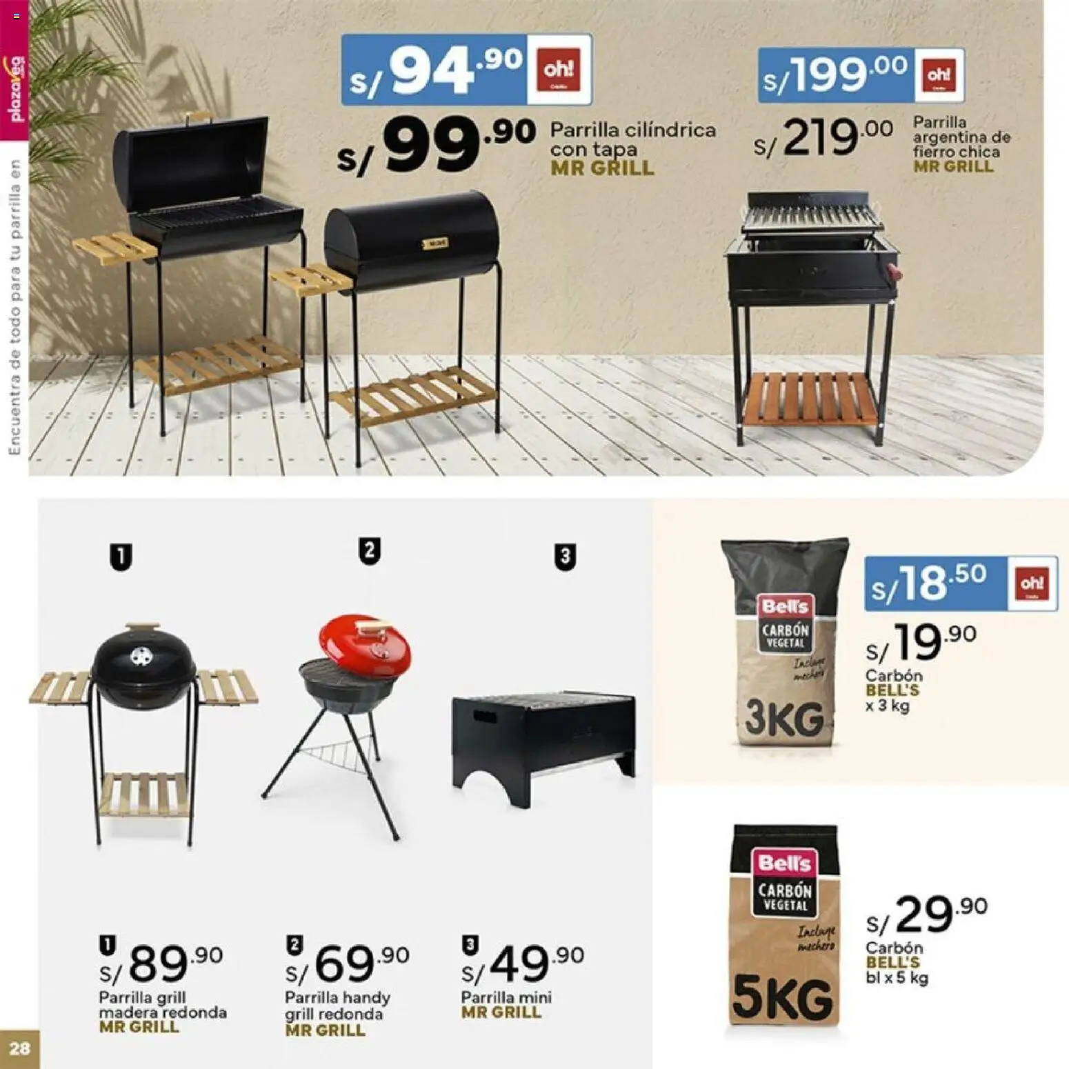 Catálogo Plaza Vea válido desde 26.12.2025 | Página: 28 | Productos: Parrilla