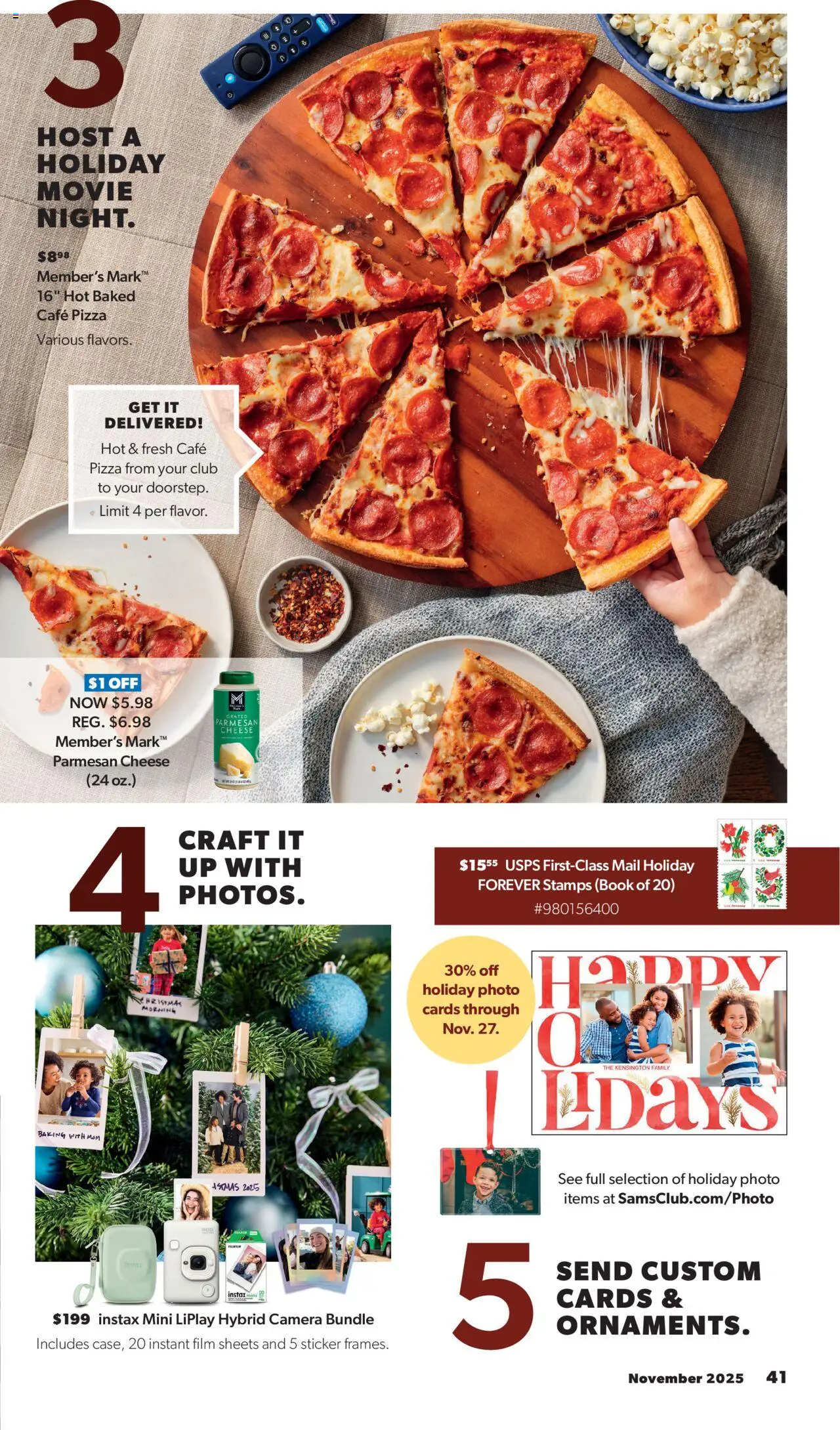 Sam's Club Black Friday - valid from 29.10.2025 | Page: 41 | Products: Cheese, Pizza, Camera
