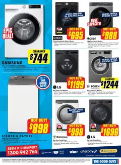 Preview of The Good Guys  Catalogue  - valid from 14.01.2026 | Page: 9 | Products: Detergent, Dryer, Washer, Allergy