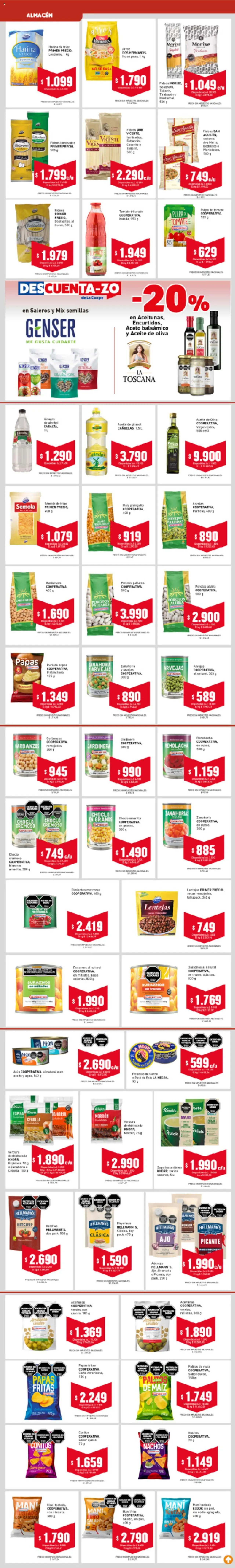Cooperativa Obrera catálogo │ válido desde el 29.05.2025 | Página: 3 | Productos: Choclo, Aceite, Mani, Tomate