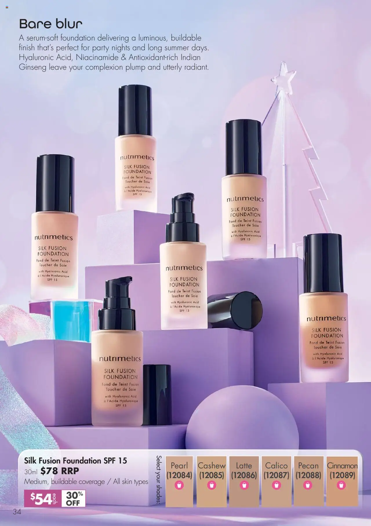 Nutrimetics catalogue - valid from 12.10.2025 | Page: 38 | Products: Foundation
