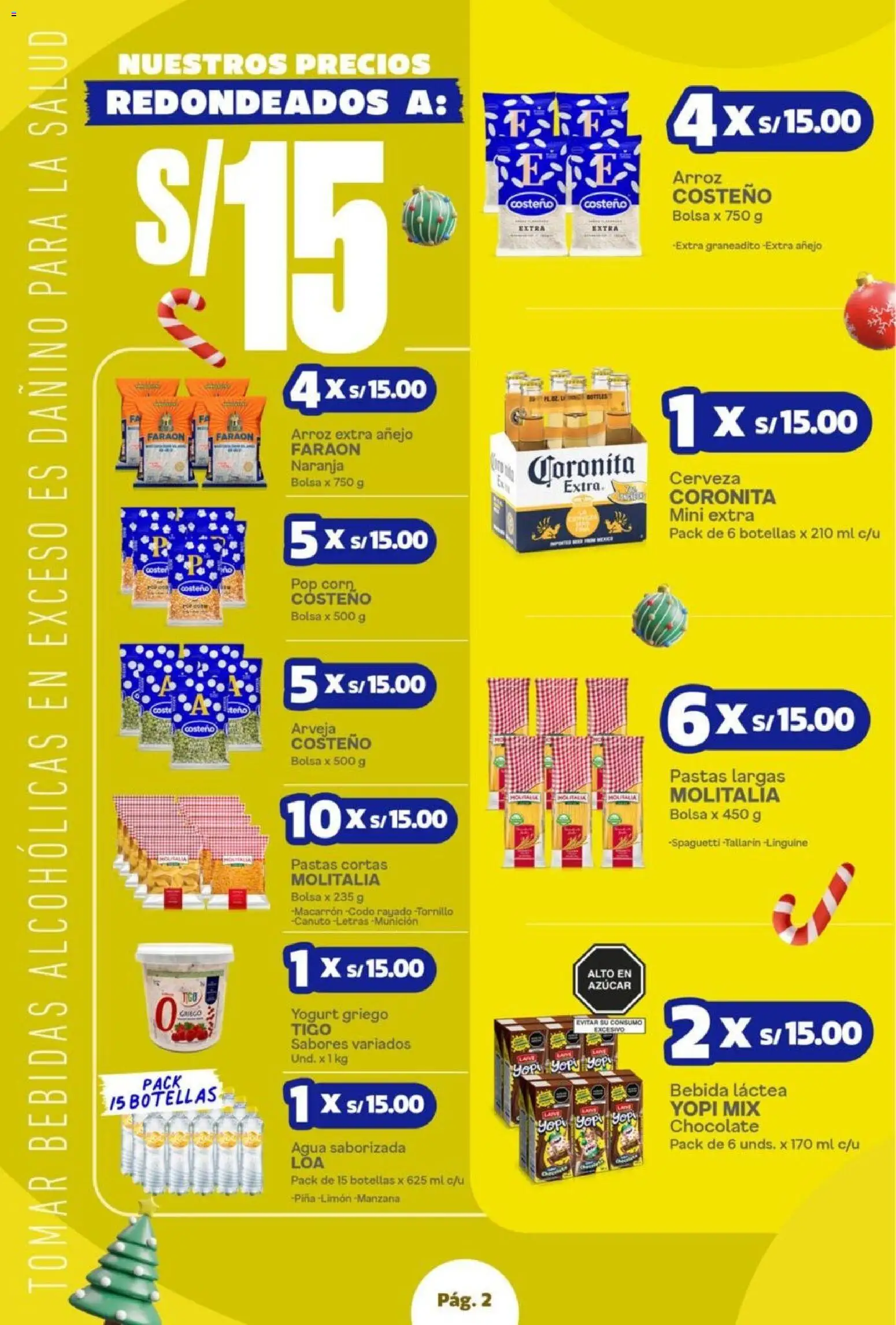 Catálogo Makro válido desde 06.11.2025 | Página: 2 | Productos: Yogurt, Chocolate, Piña, Bolsa