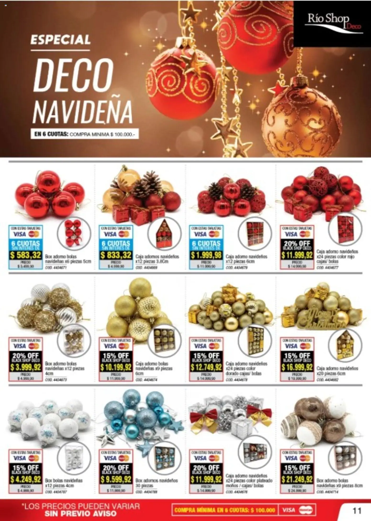 Río Shop Deco catálogo │ válido desde el 03.12.2025 | Página: 11 | Productos: Caja