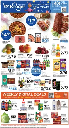 Preview of Kroger weekly ads valid from 26.12.2025