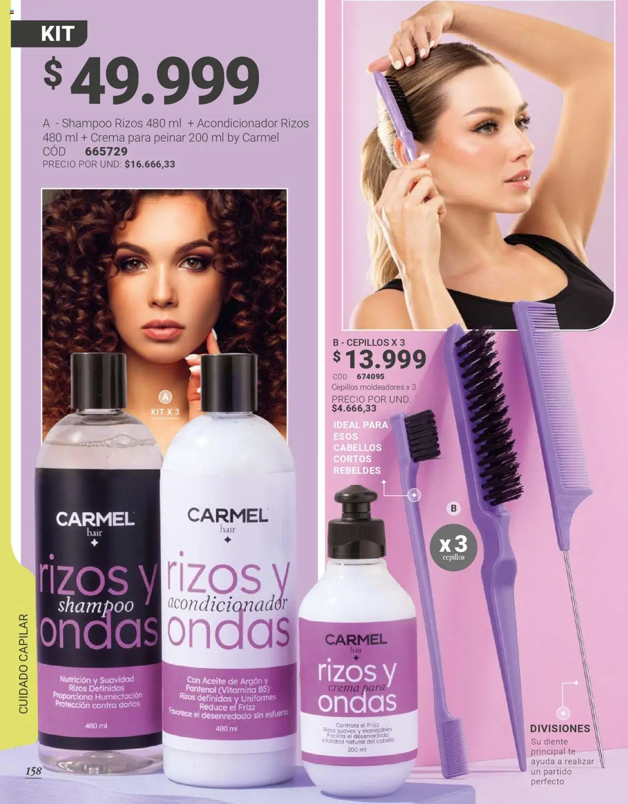 Carmel revista - valida desde el 28.07.2025 | Página: 160 | Productos: Té, Crema, Shampoo, Acondicionador