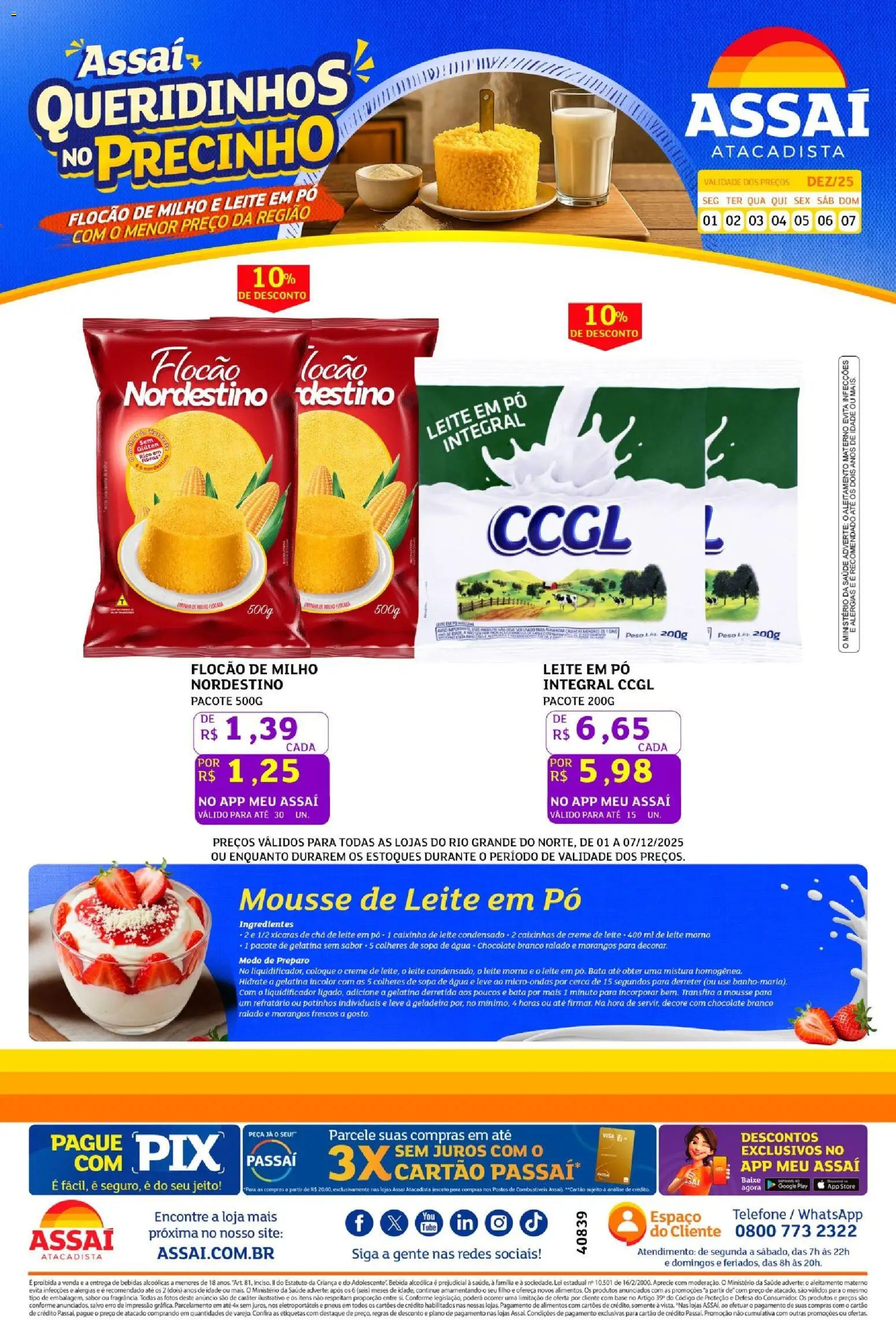 Assaí Atacadista Folheto - válido de 01.12.2025 | Página: 1