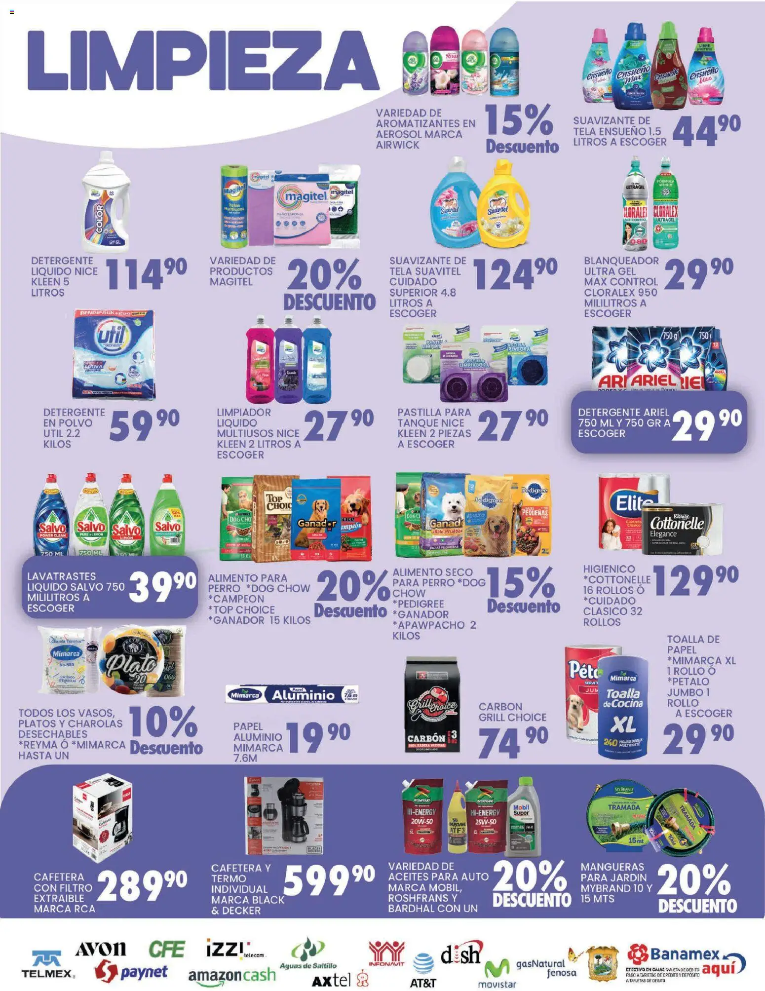 Nuevas ofertas de Alsuper válidas en toda la República Mexicana desde el 03.03.2026. ¡Encuentra las mejores ofertas en Alsuper folleto Saltillo! | Página: 5 | Productos: Detergente, Limón, Limpiador, Top