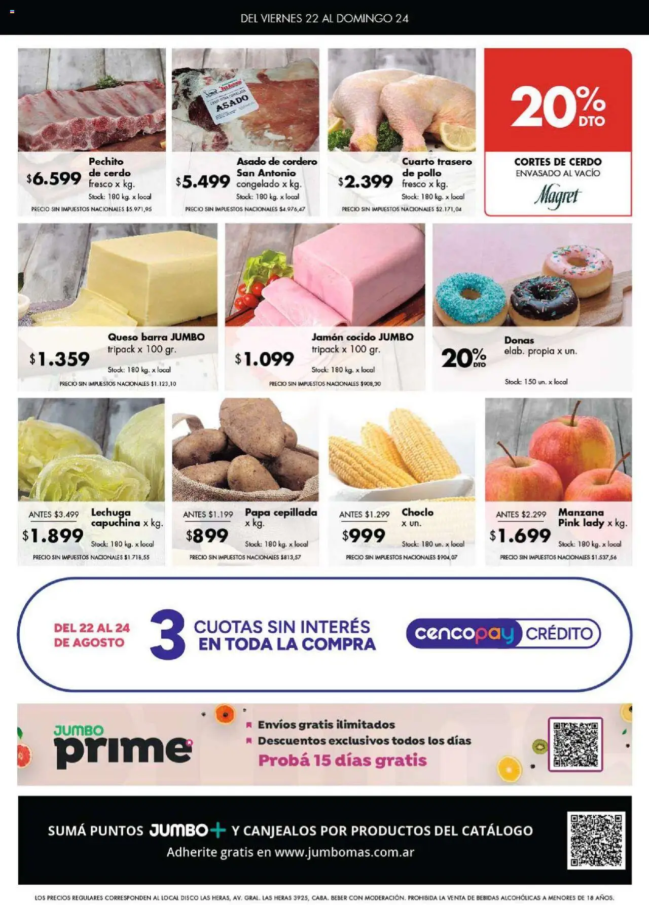 Disco ofertas - CABA │ válido desde el 22.08.2025 | Página: 7 | Productos: Disco, Choclo, Jamón cocido, Jamón